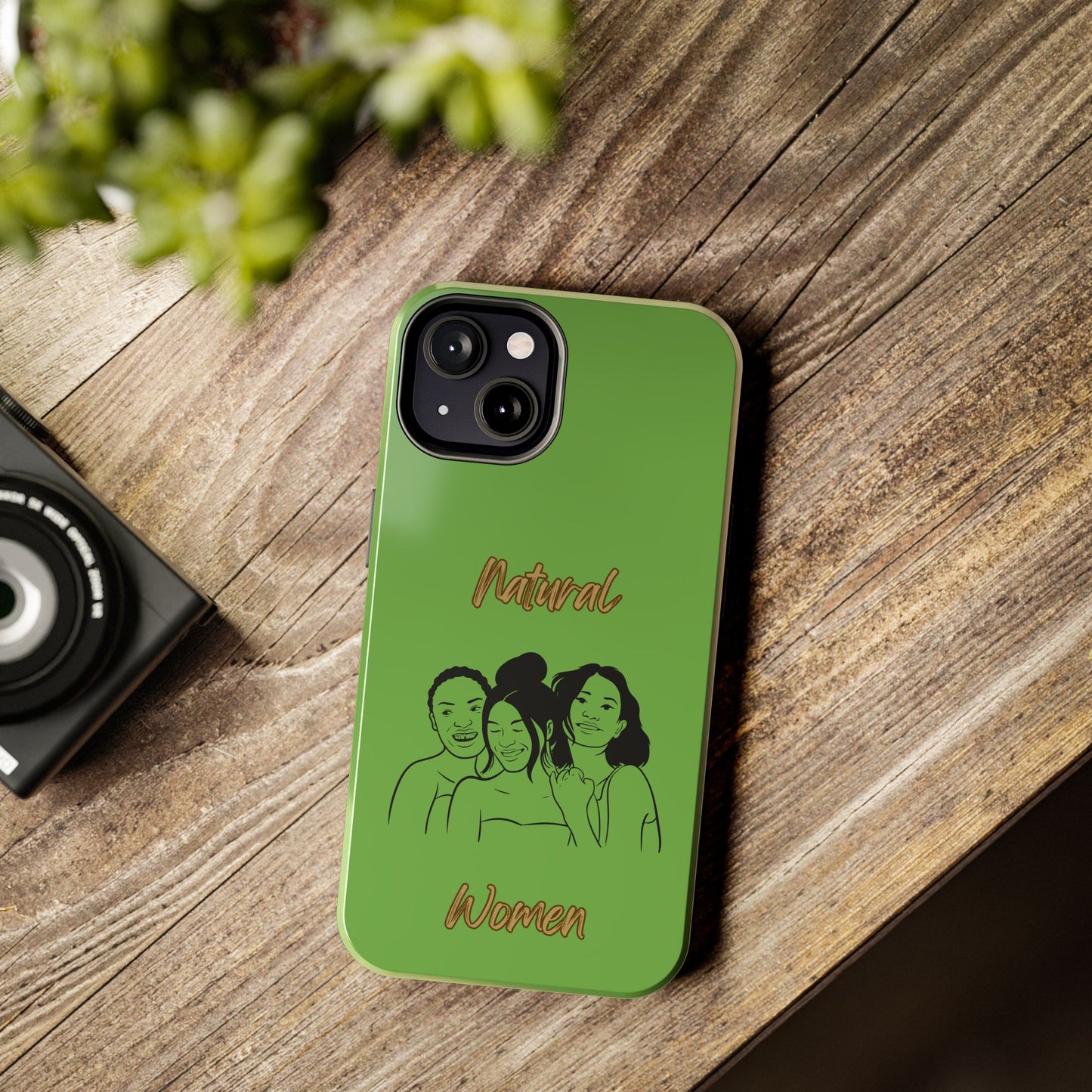 Natural Women Laughing Friends (BL)Tough Phone Cases GREEN