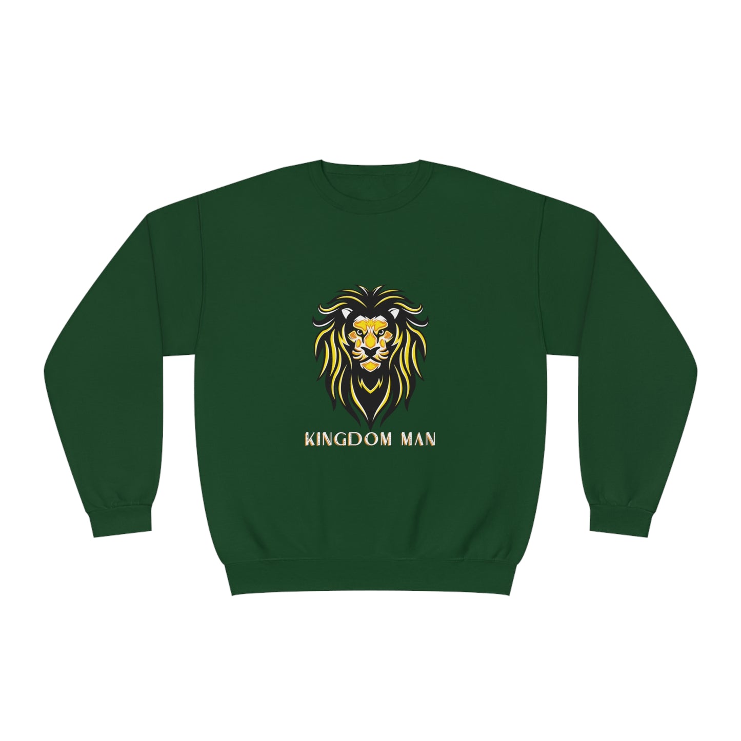 Kingdom Man (White/Gold) Crewneck Sweatshirt
