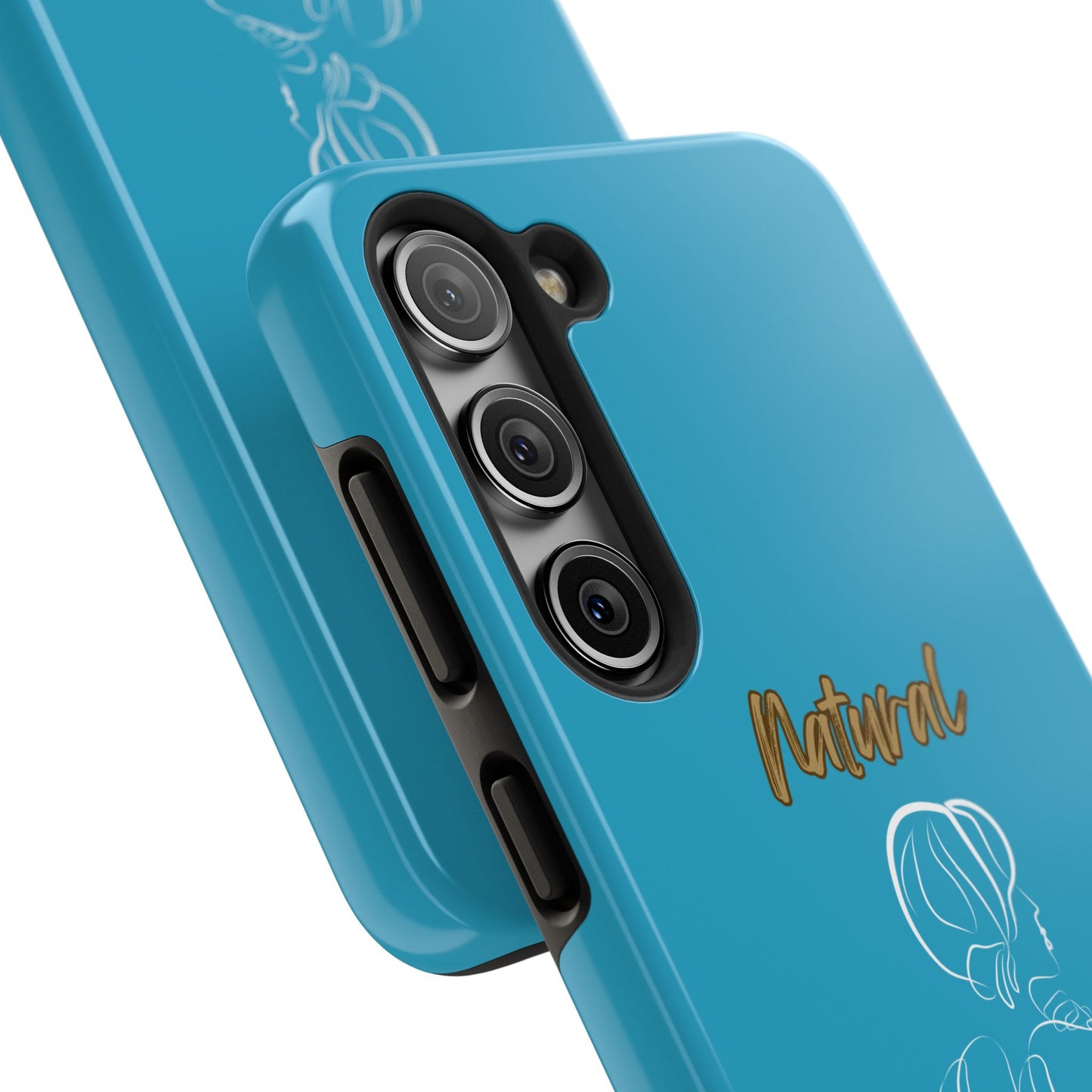 Natural Woman Back (WL)Tough Phone Cases TURQUOISE