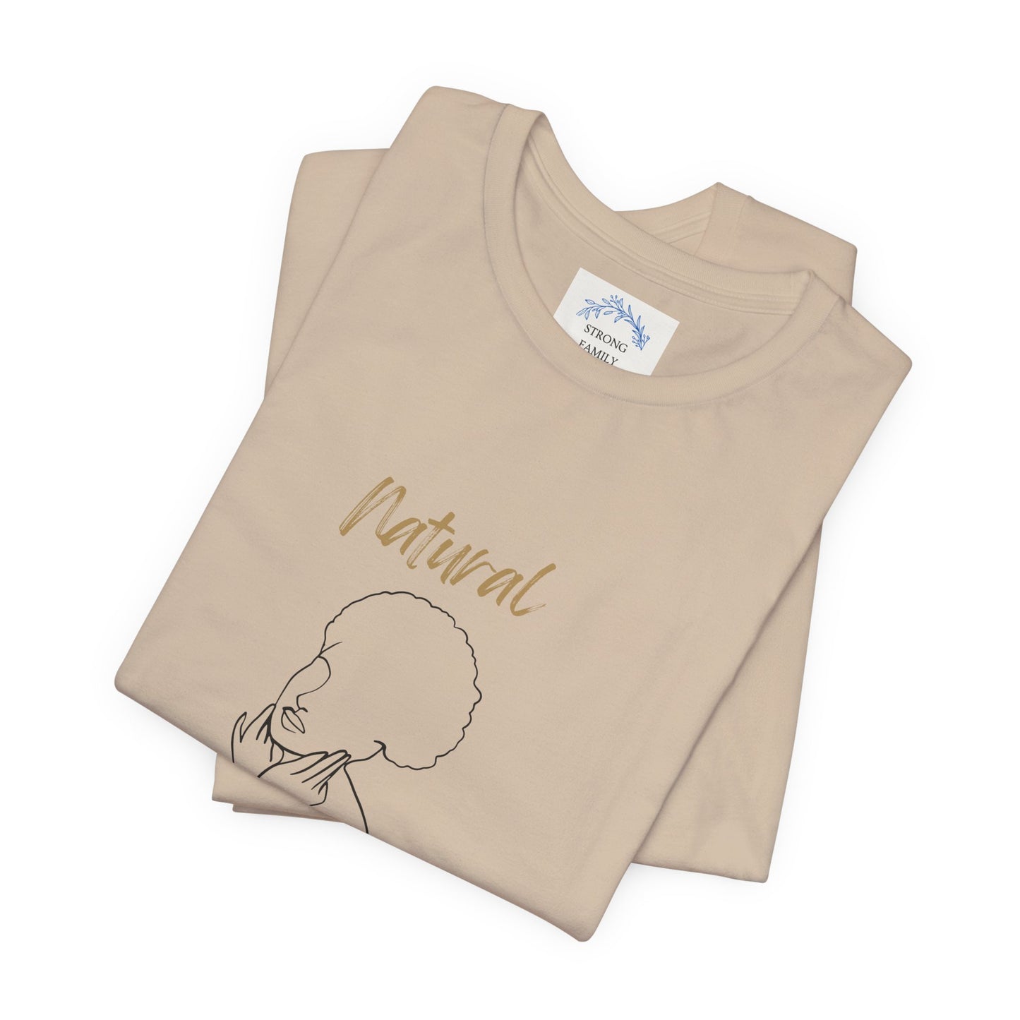 Natural Woman Cute Afro (BL) Short Sleeve T-Shirt