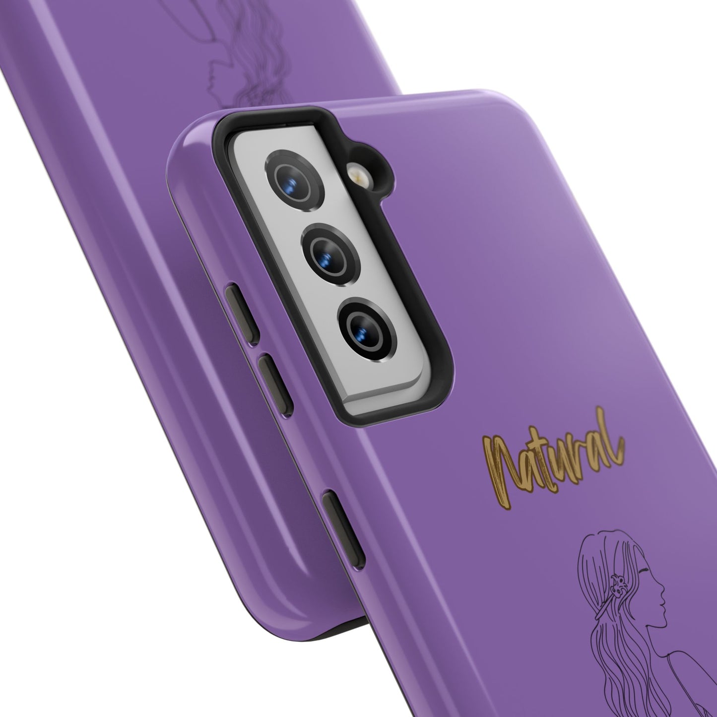 Natural Woman Young Woman (BL)Tough Phone Cases LIGHT PURPLE
