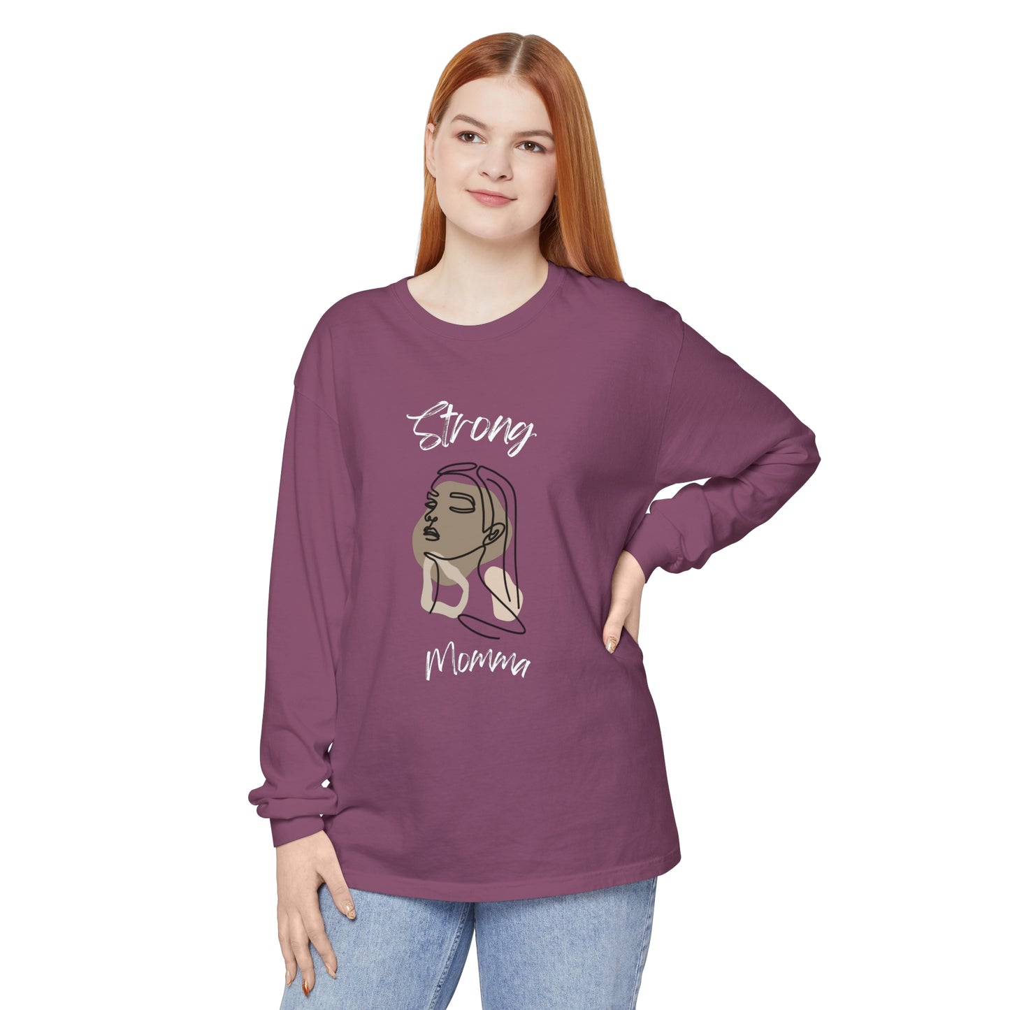 Strong Momma Long Sleeve T-Shirt (WL)
