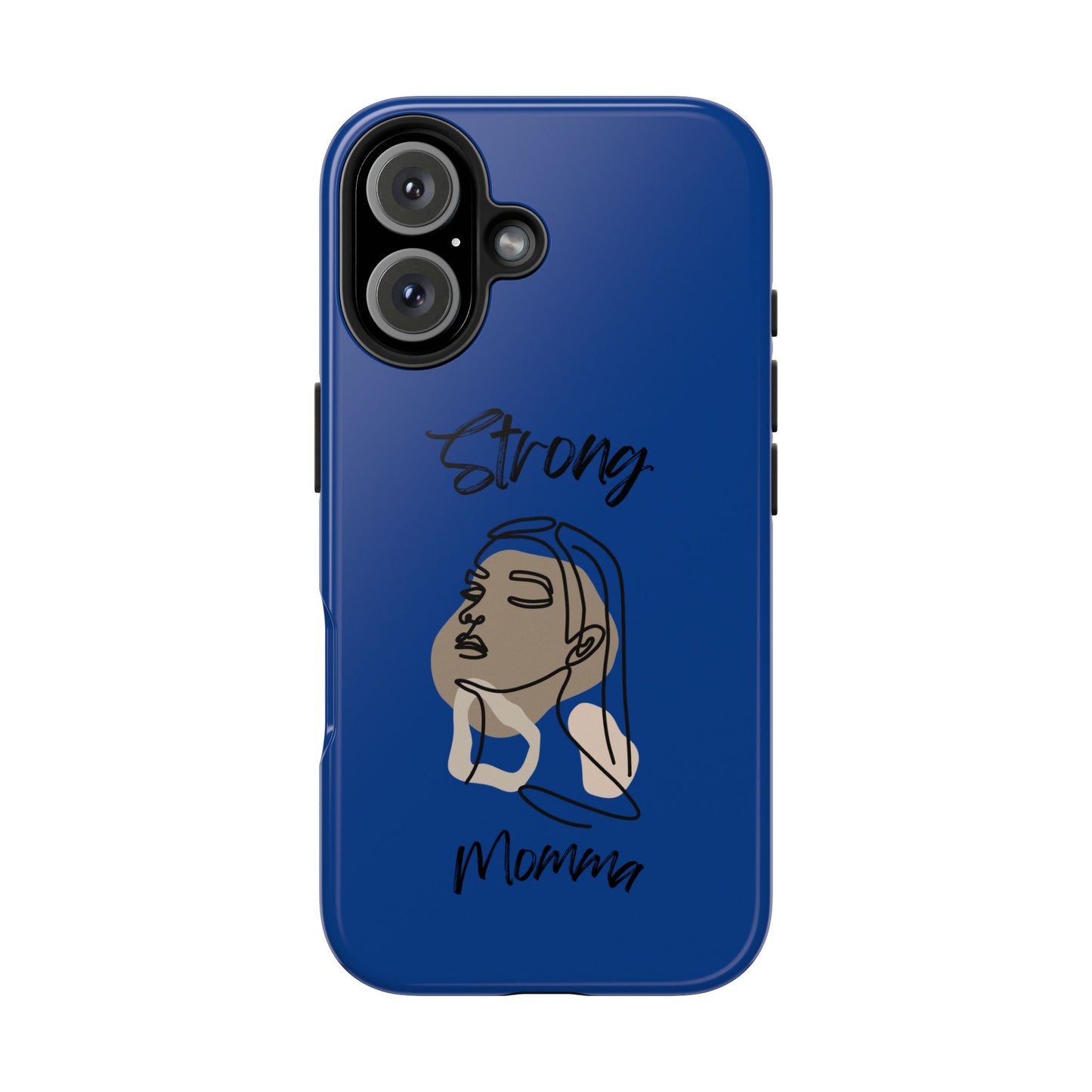 STRONG MOMMA Samsung Galaxy Tough Phone Cases (BL) Dark Blue