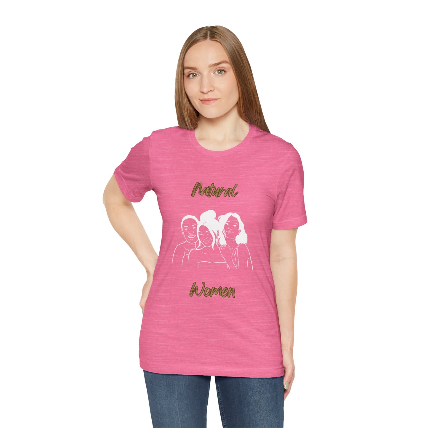 Natural Woman Laughing Friends (WL) Short Sleeve T-Shirt