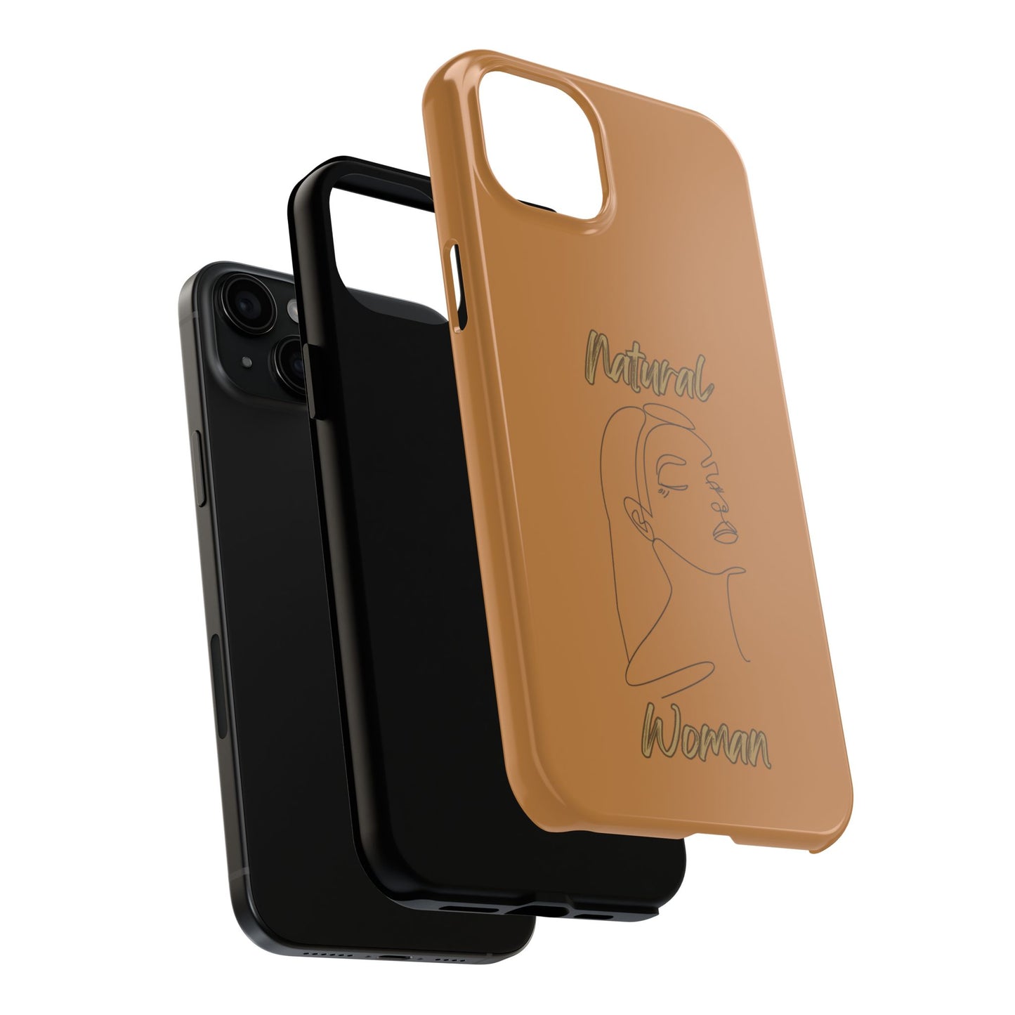 Natural Woman Calm (BL) Tough Phone Cases LIGHT BROWN