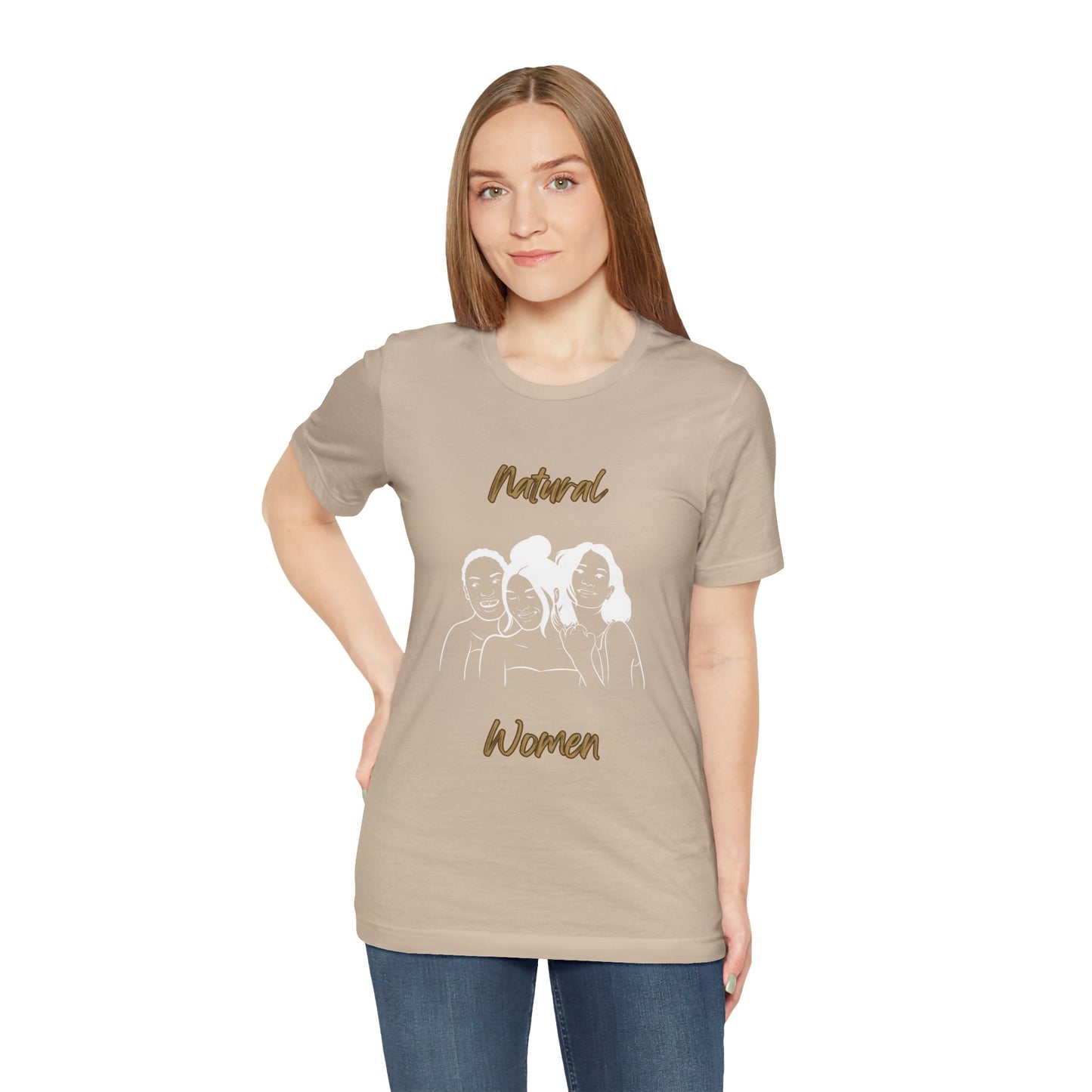 Natural Woman Laughing Friends (WL) Short Sleeve T-Shirt