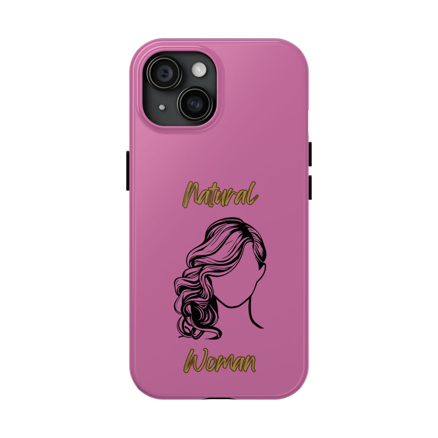 Natural Woman Long Curl (BL)Tough Phone Cases LIGHT PINK