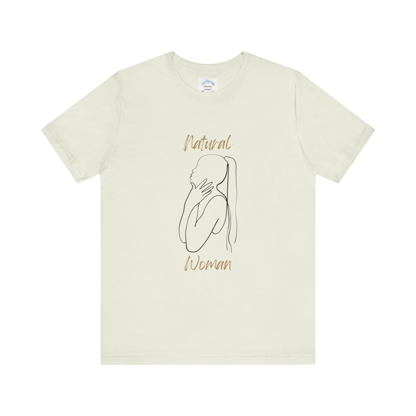 Natural Woman Ponytail (BL) Short Sleeve T-Shirt