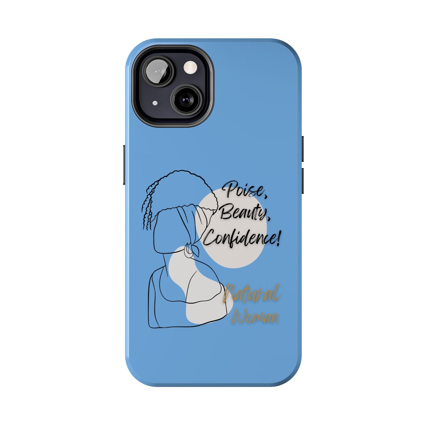 Natural Woman Puff (BL)Tough Phone Cases LIGHT BLUE