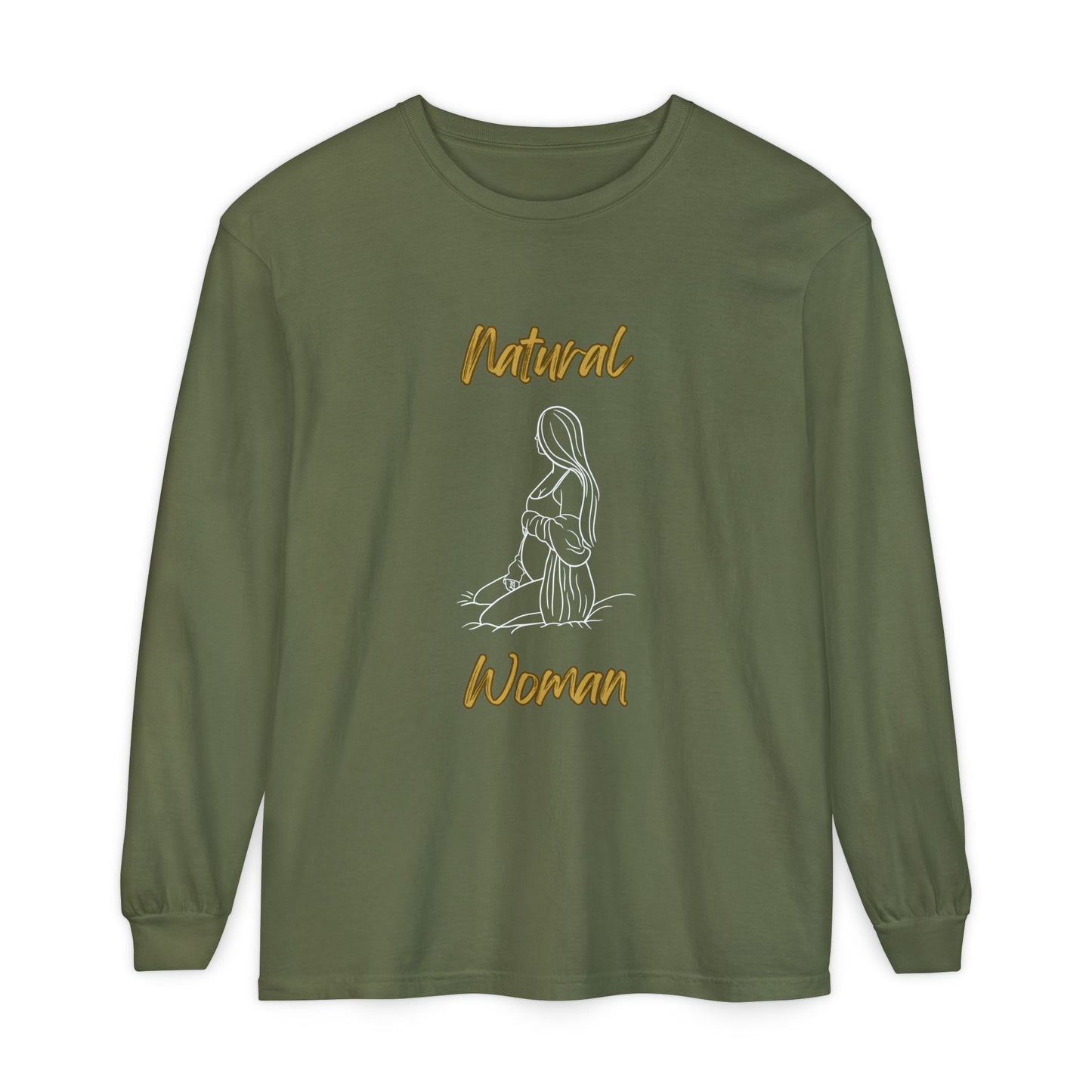 Natural Woman Expecting (WL) Long Sleeve T-Shirt