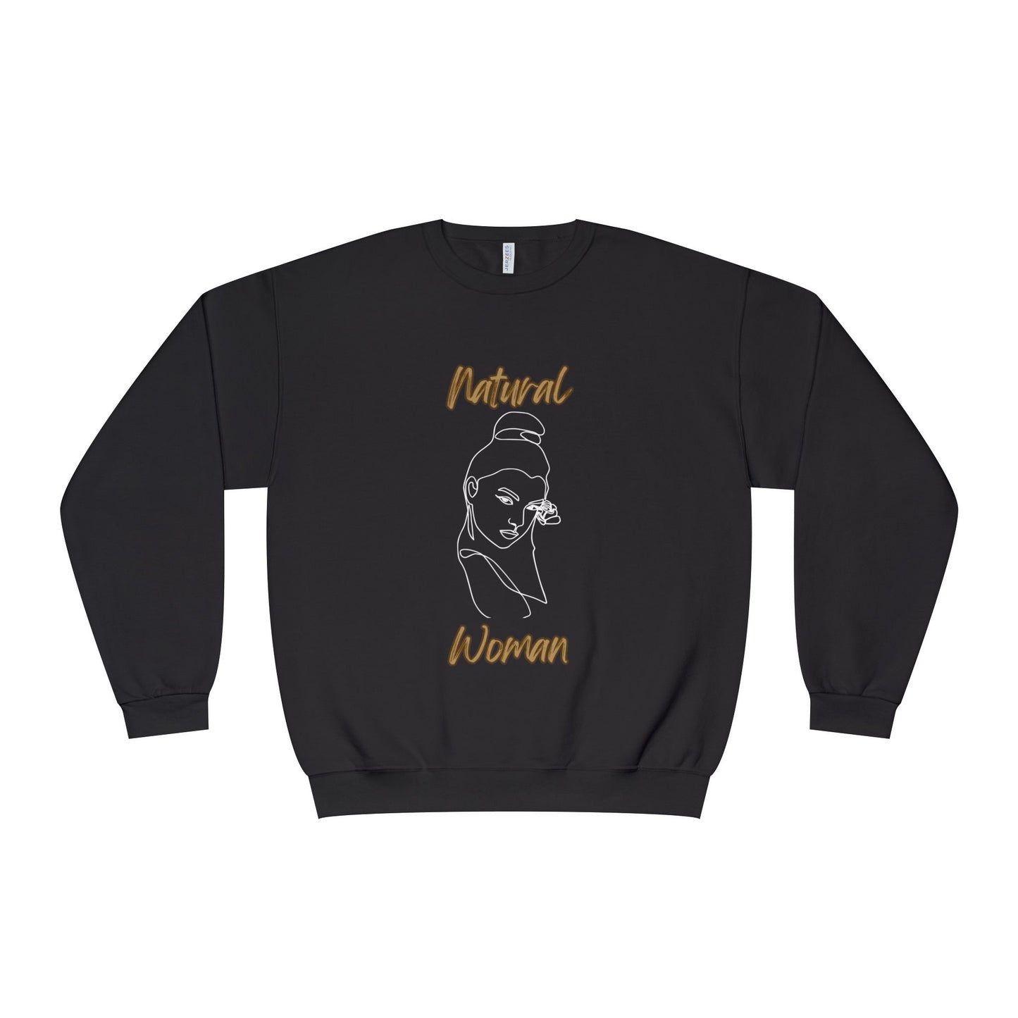 Natural Woman Sassy Bun (WL) Crewneck Sweatshirt