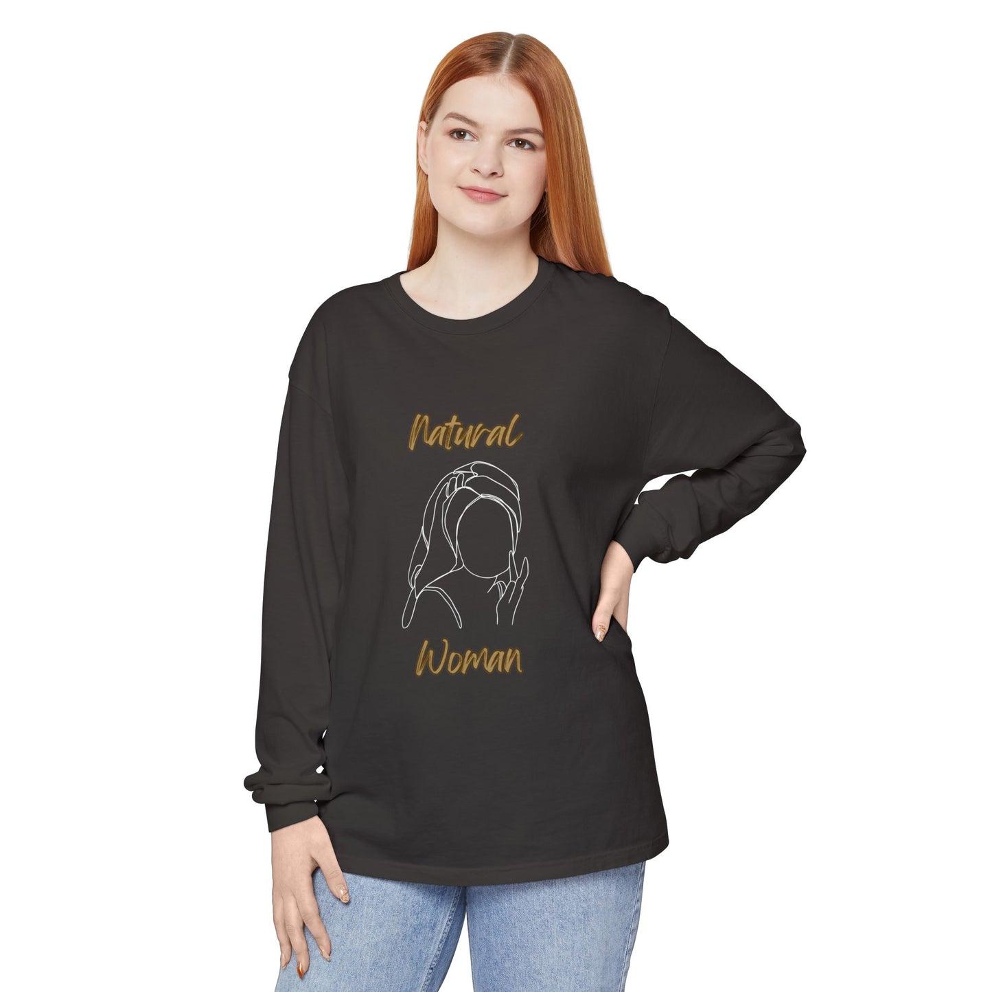 Natural Woman Towel Wrapped (WL) Long Sleeve T-Shirt