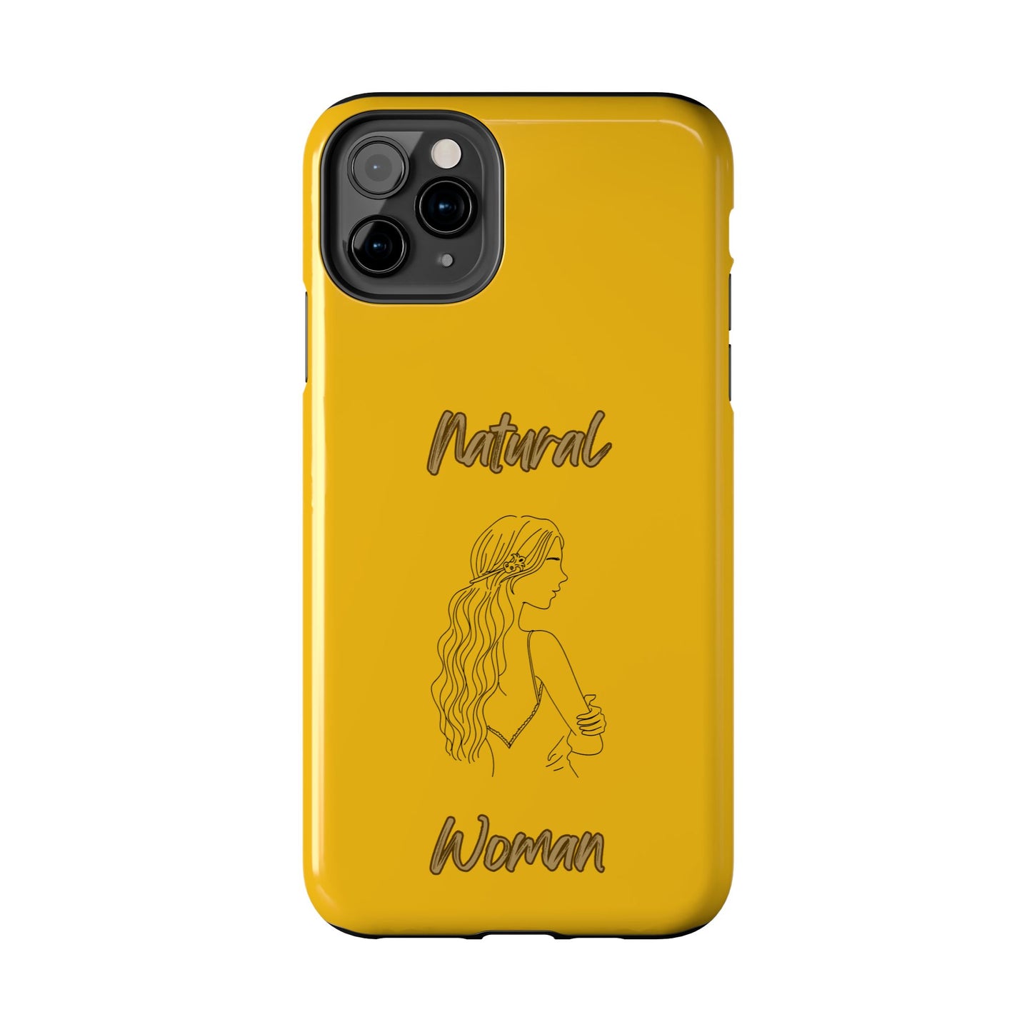 Natural Woman Young Woman (BL)Tough Phone Cases YELLOW
