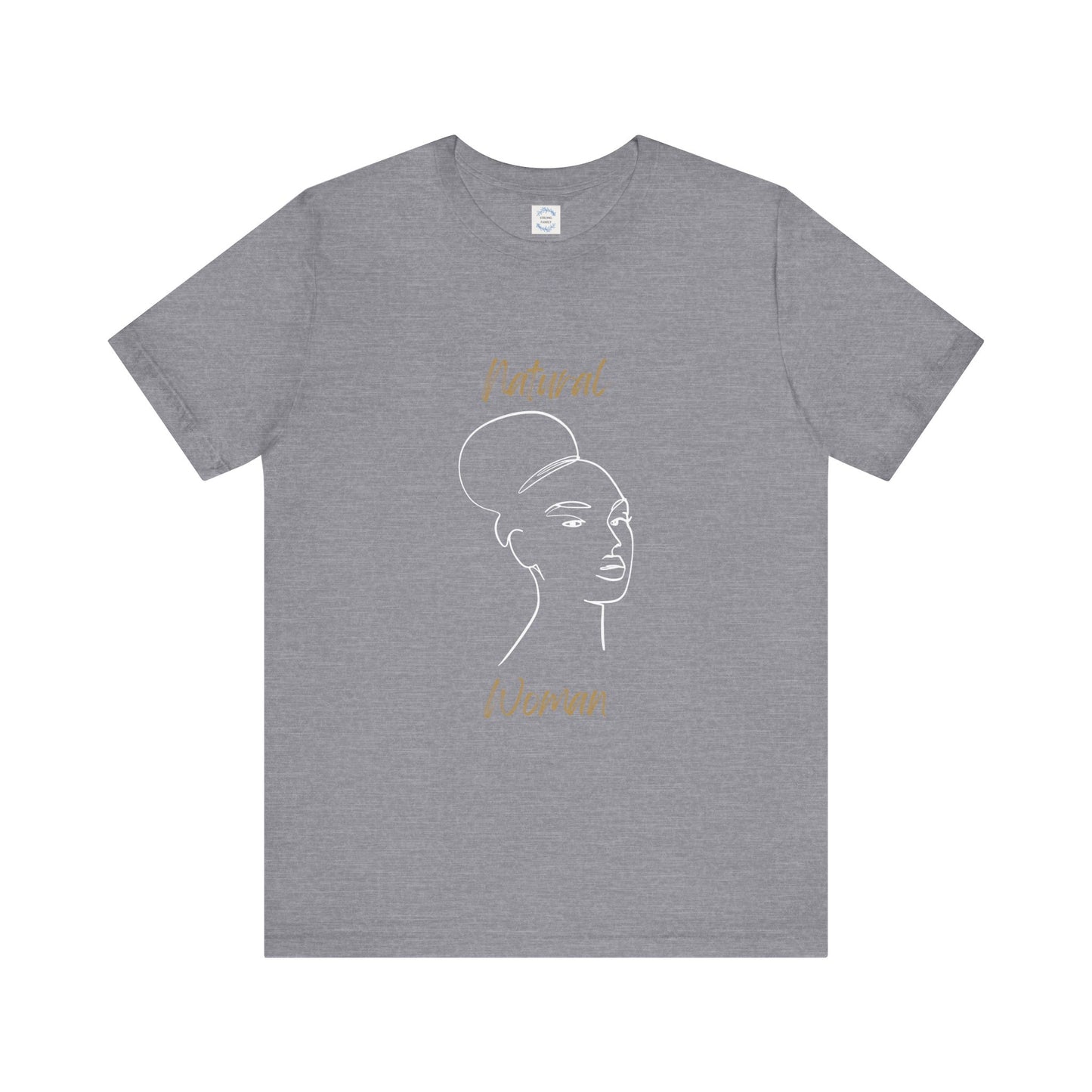 Natural Woman Hair Up (WL) Short Sleeve T-Shirt
