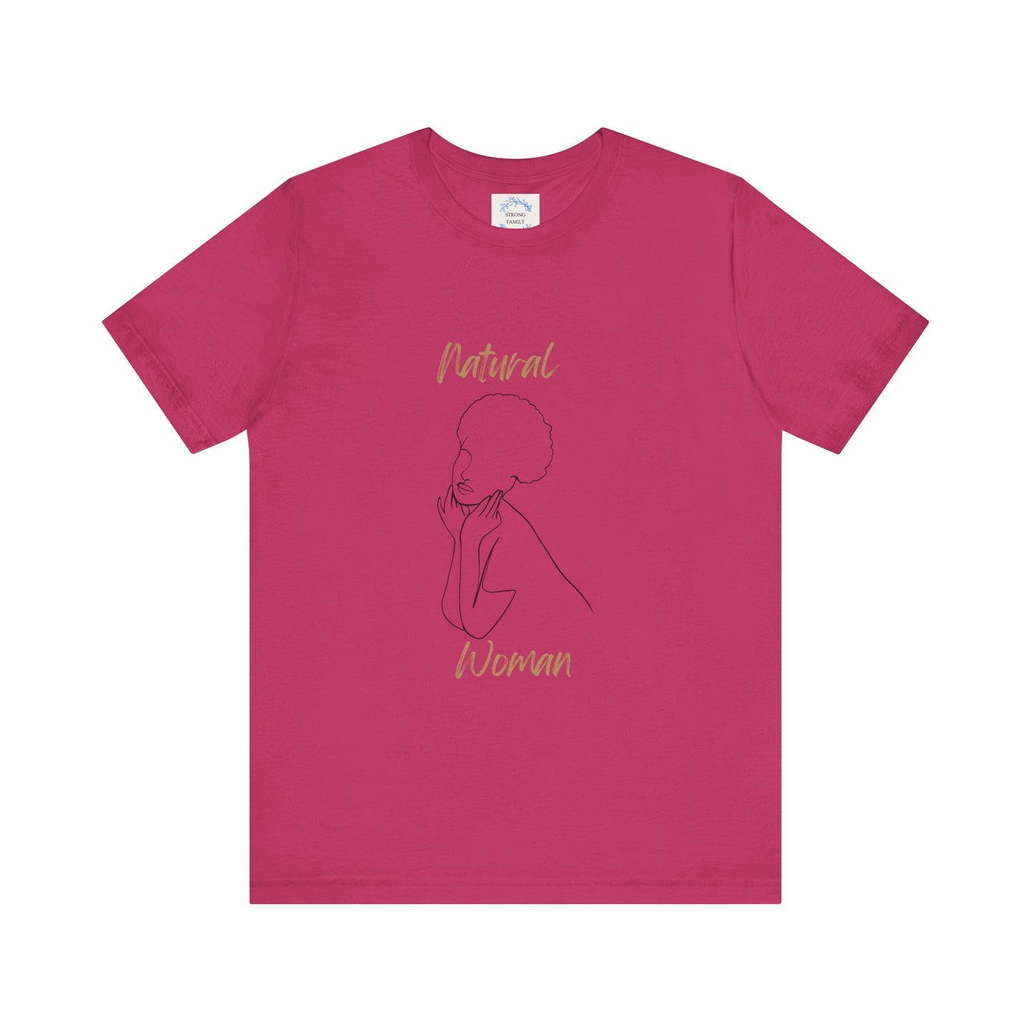 Natural Woman Cute Afro (BL) Short Sleeve T-Shirt