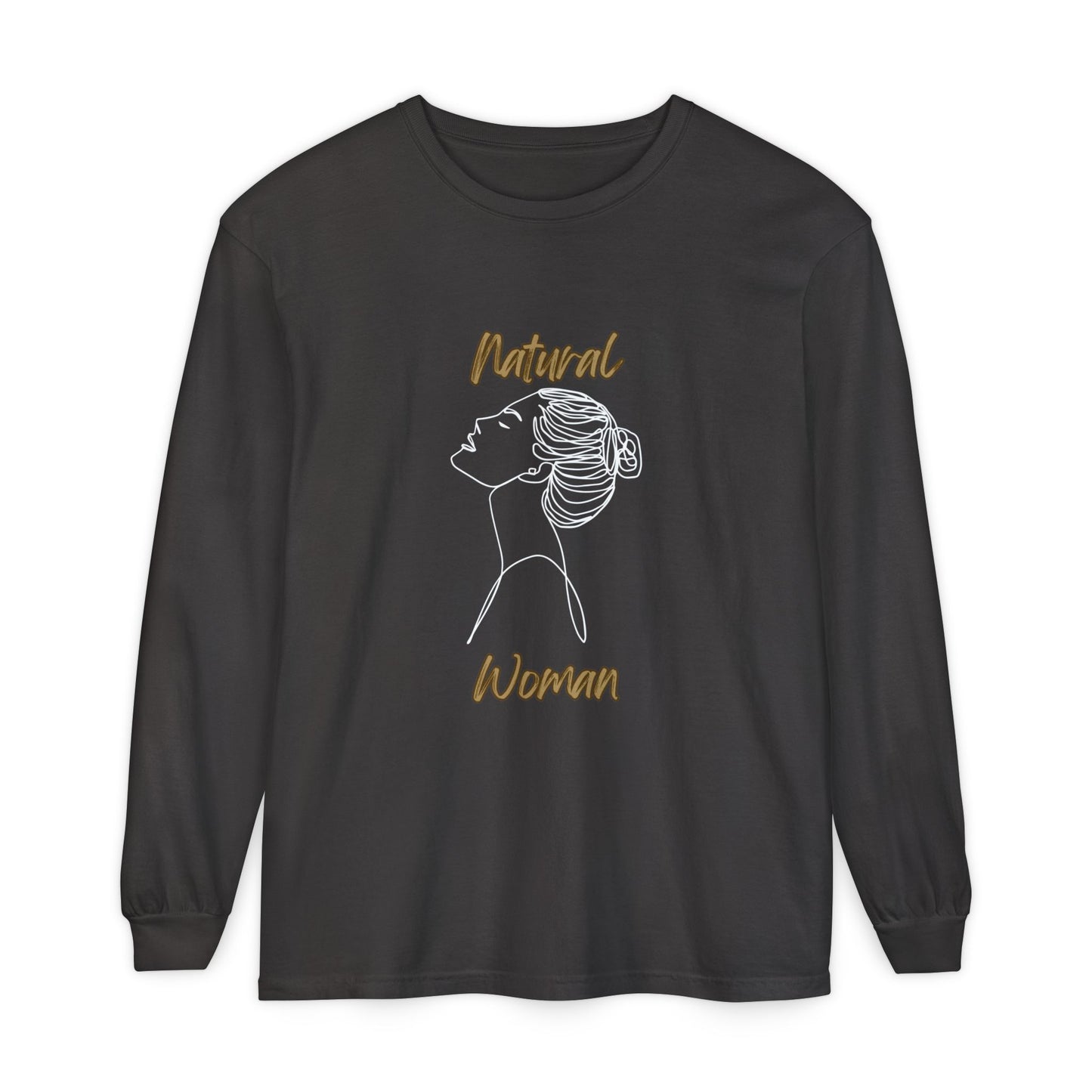 Natural Woman Wet Bun (WL) Long Sleeve T-Shirt
