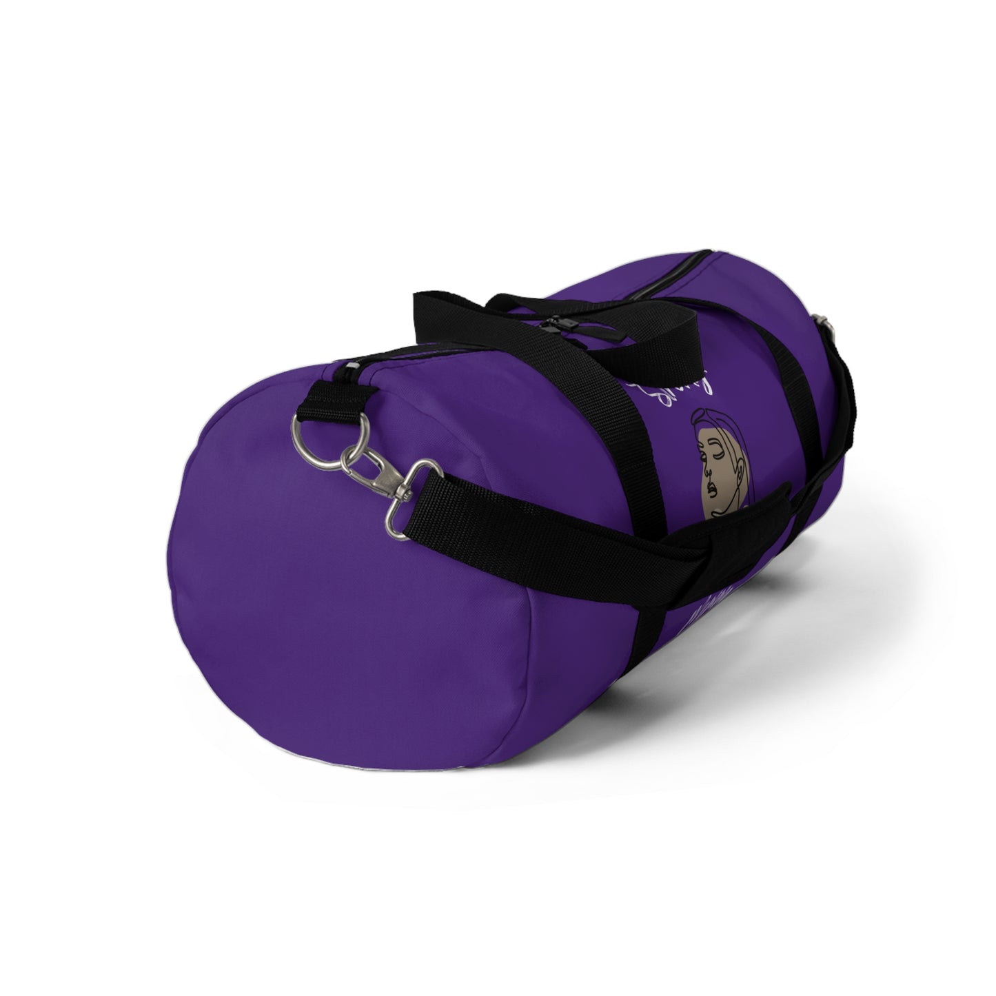 Strong Momma (WL) Duffel Bag PURPLE
