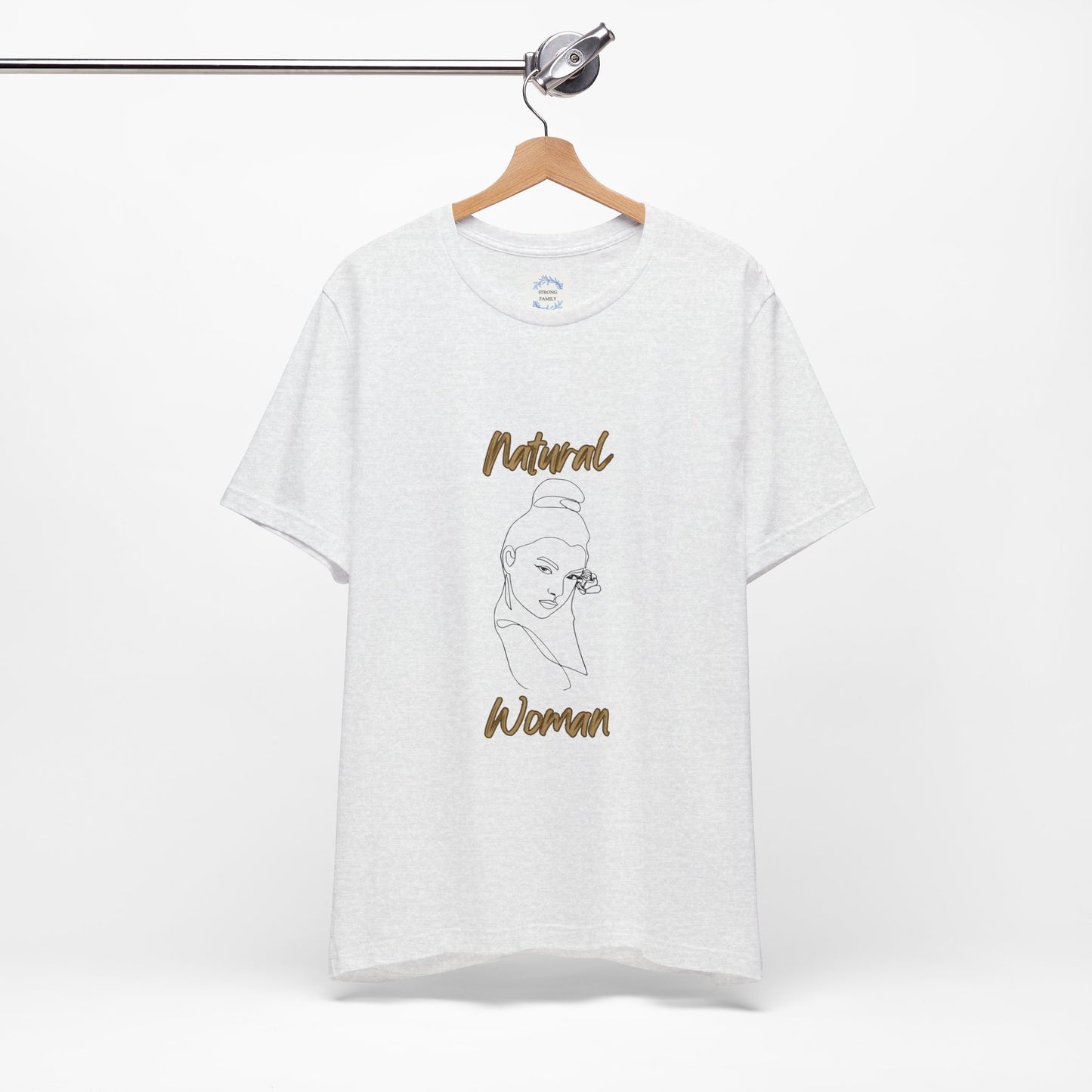 Natural Woman Sassy Bun (BL) Short Sleeve T-Shirt