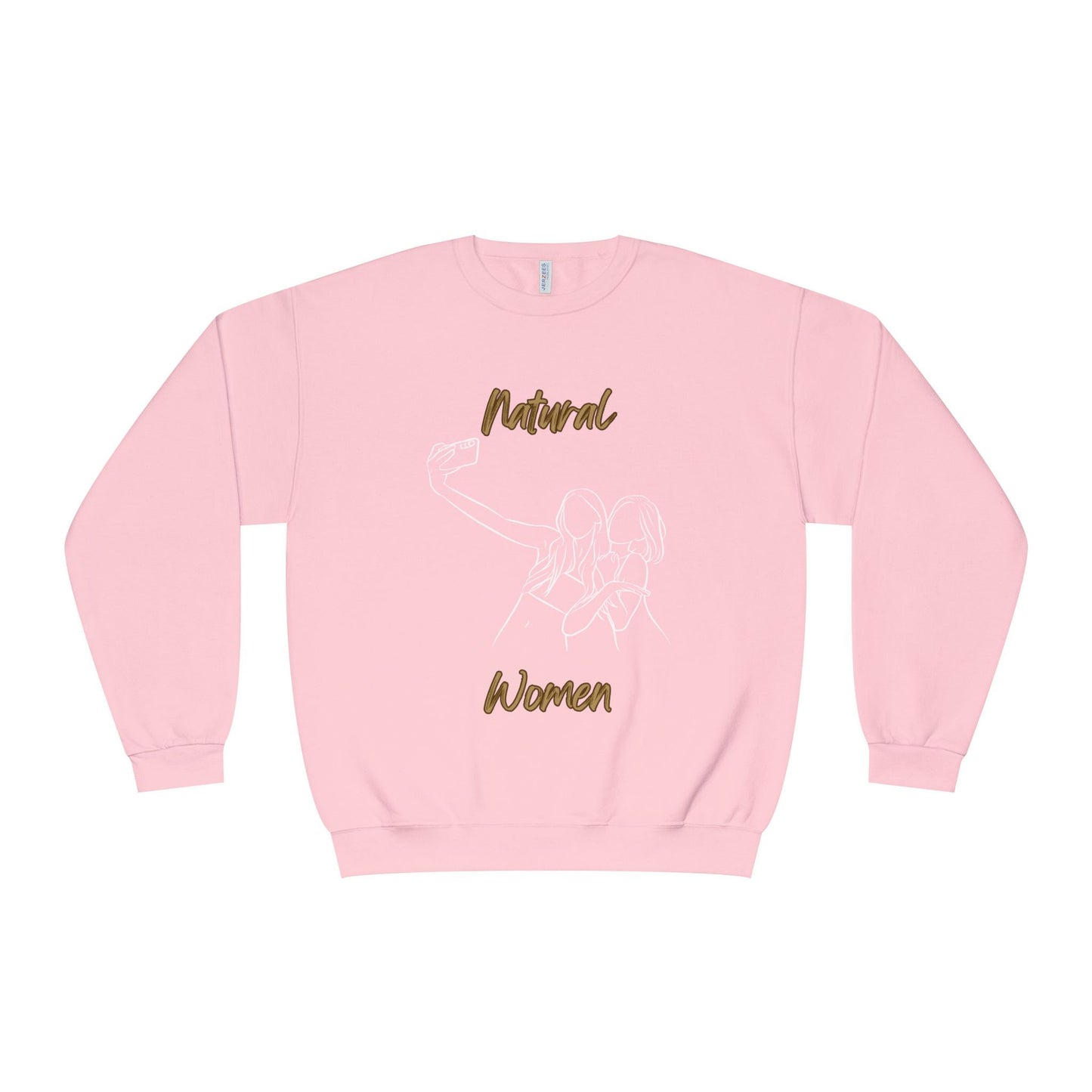 Natural Women Friends Selfie (WL) Crewneck Sweatshirt