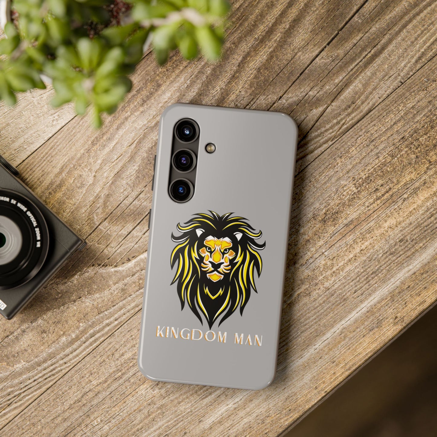 Kingdom Man (White-Gold Label) Tough Phone Case LIGHT GREY