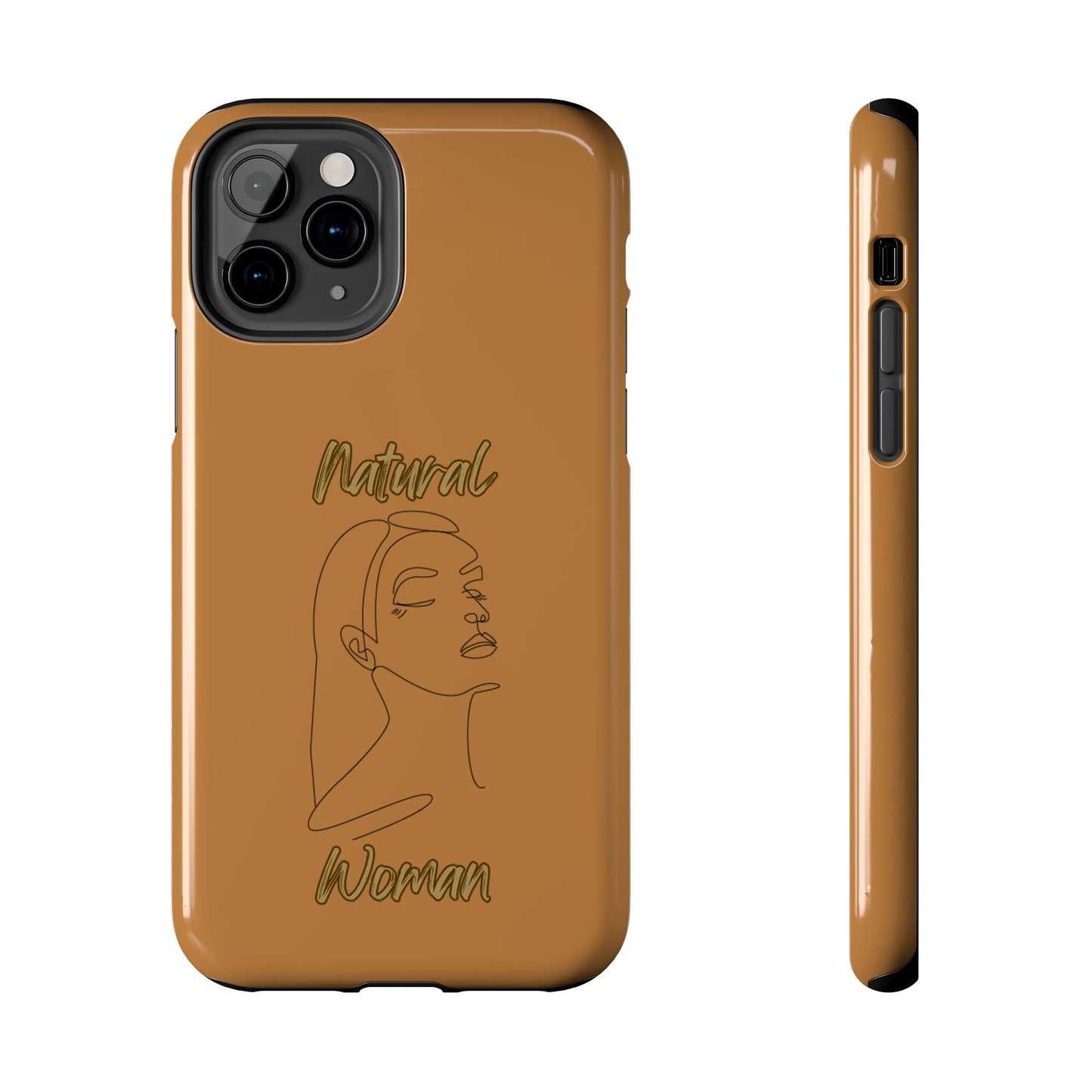 Natural Woman Calm (BL) Tough Phone Cases LIGHT BROWN