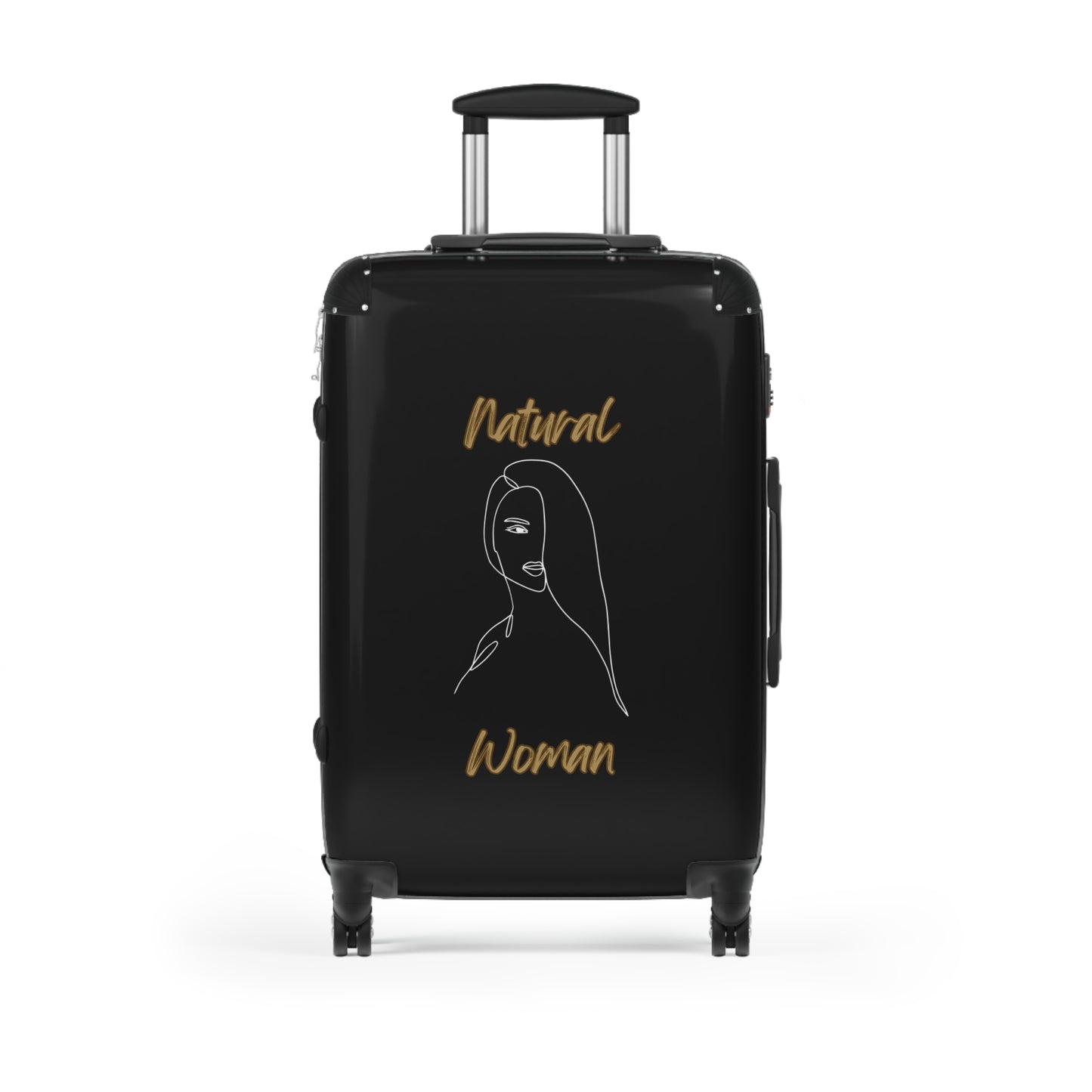 Natural Woman Covered Eye (WL) Suitcase BLACK