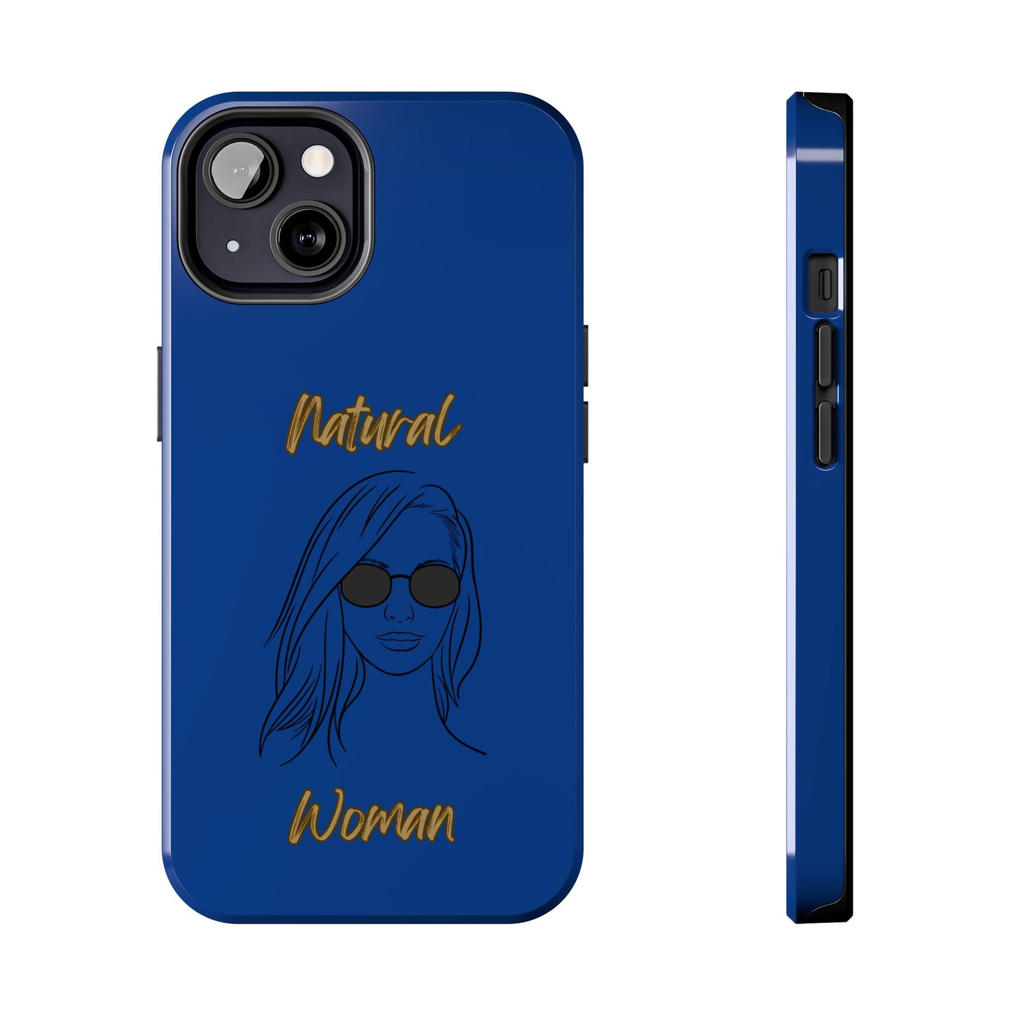 Natural Woman Shades (BL)Tough Phone Cases DARK BLUE