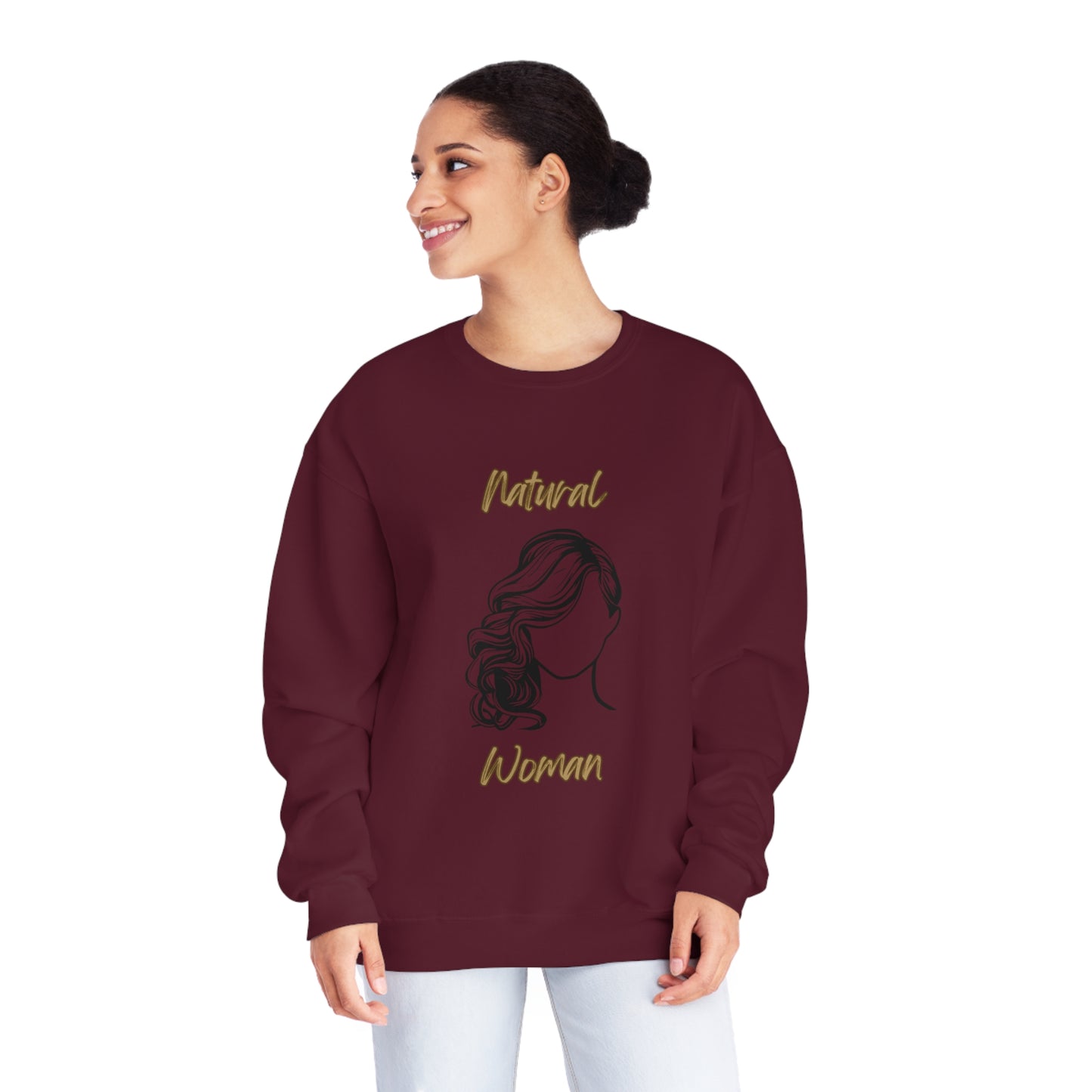 Natural Woman Long Curl (BL) Crewneck Sweatshirt