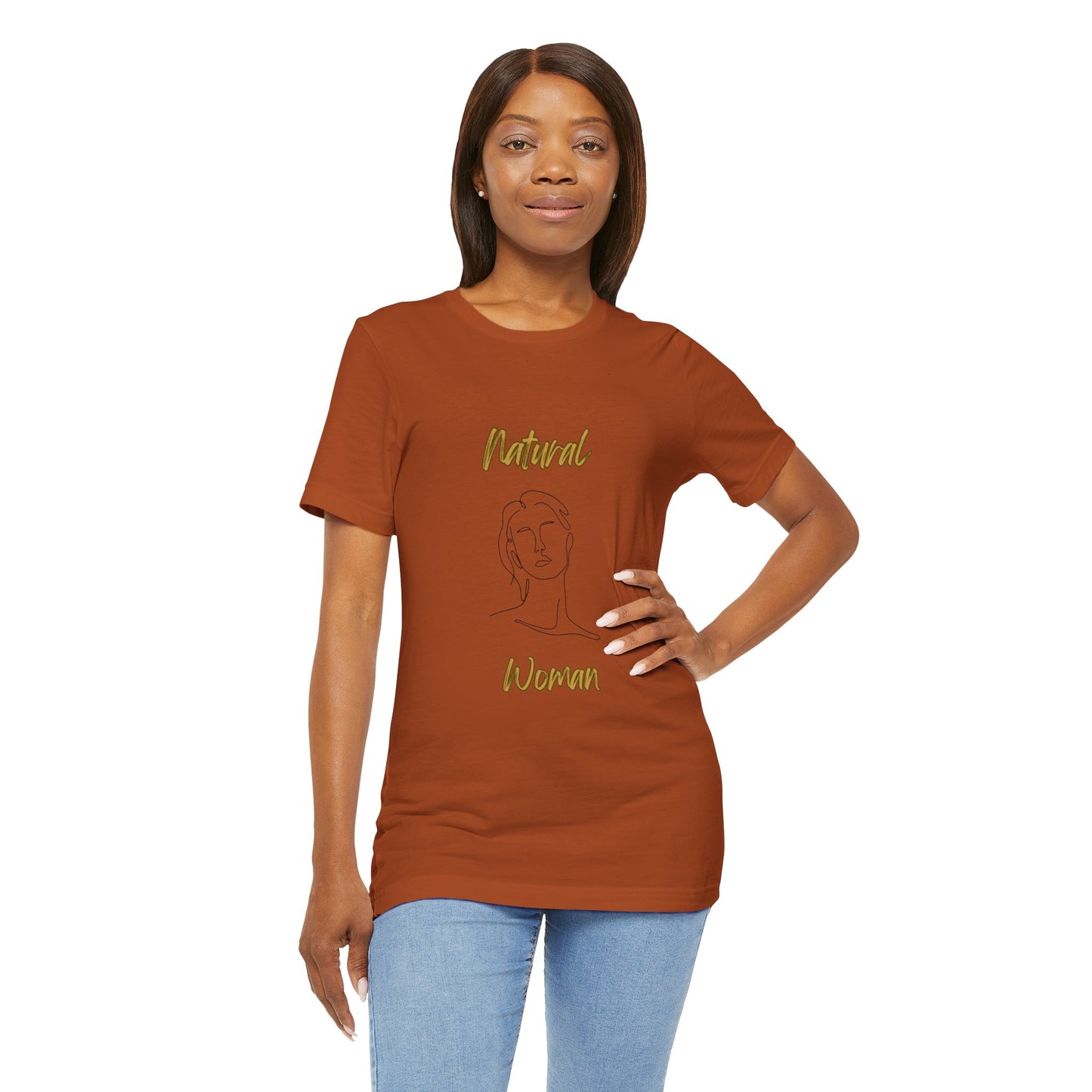 Natural Woman Hello (BL) Short Sleeve T-Shirt