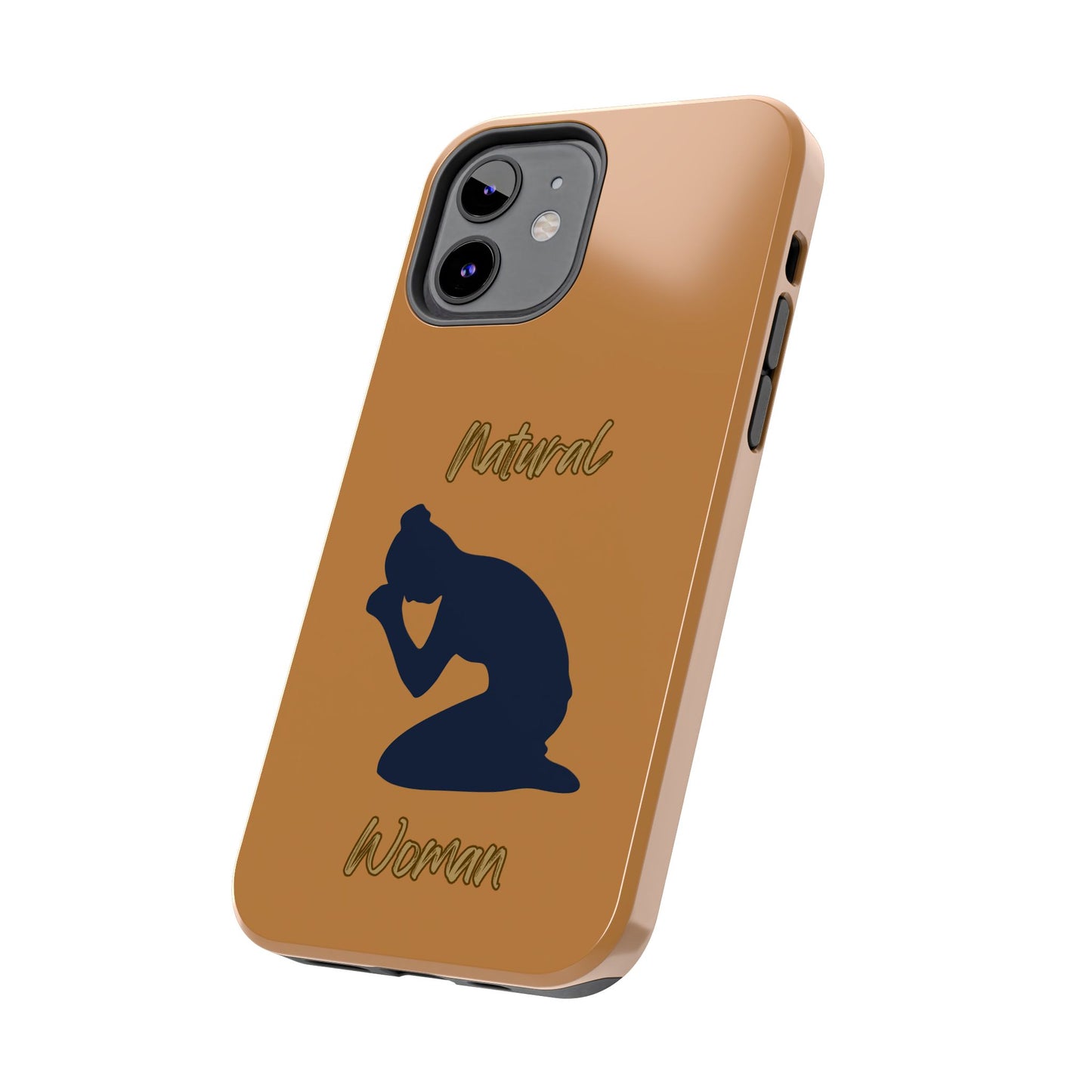 Natural Woman Pray (BL) Tough Phone Cases LIGHT BROWN