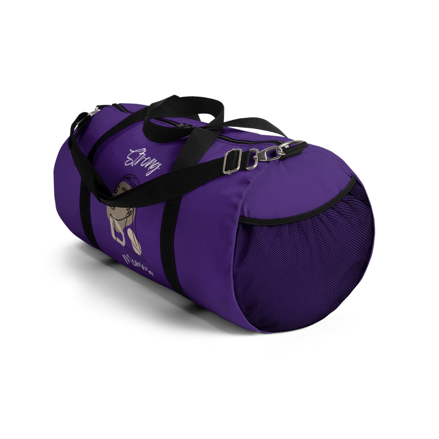 Strong Momma (WL) Duffel Bag PURPLE