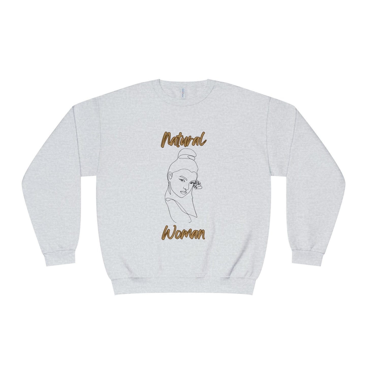 Natural Woman Sassy Bun (BL) Crewneck Sweatshirt