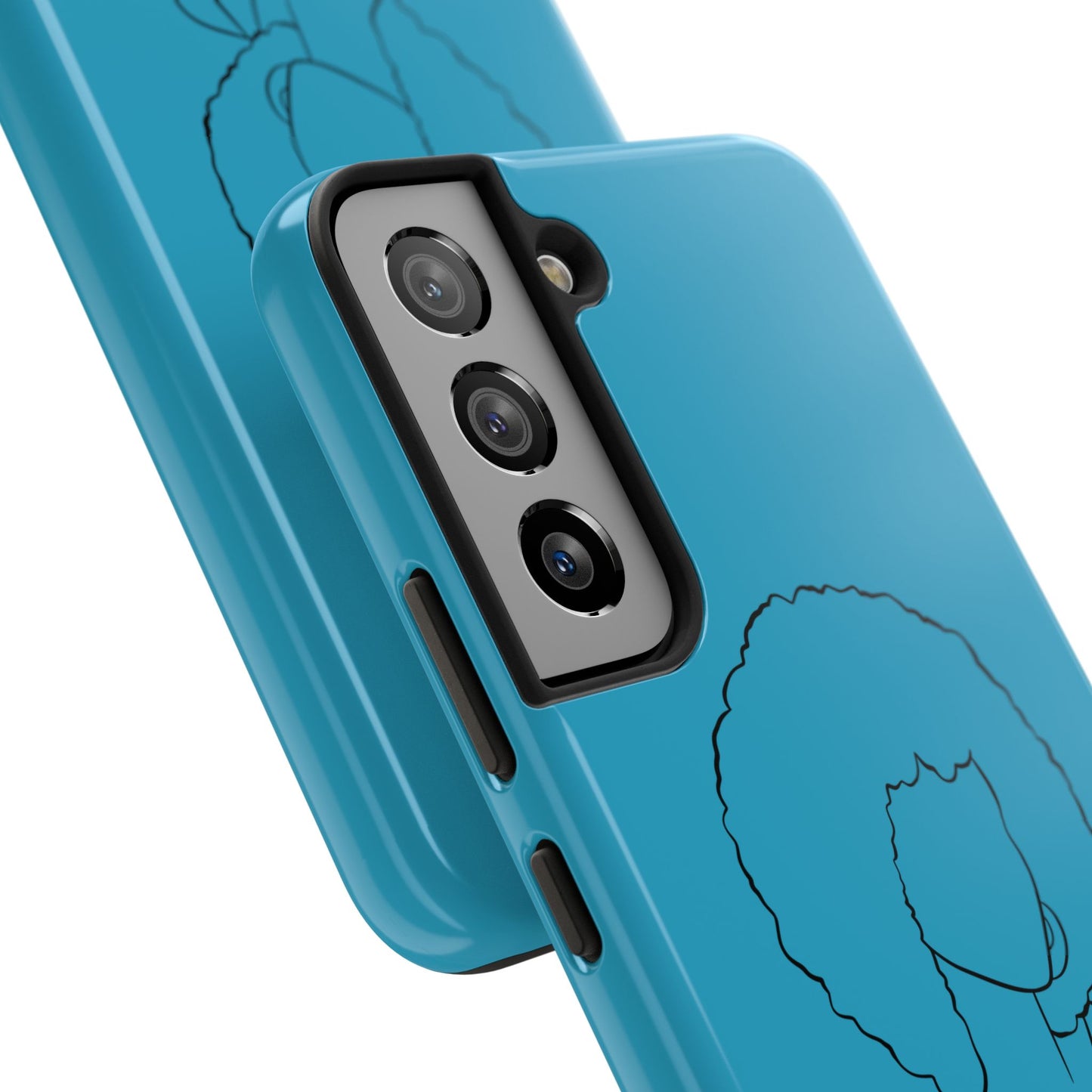Natural Woman Afro (BL) Tough Phone Case TURQUOISE