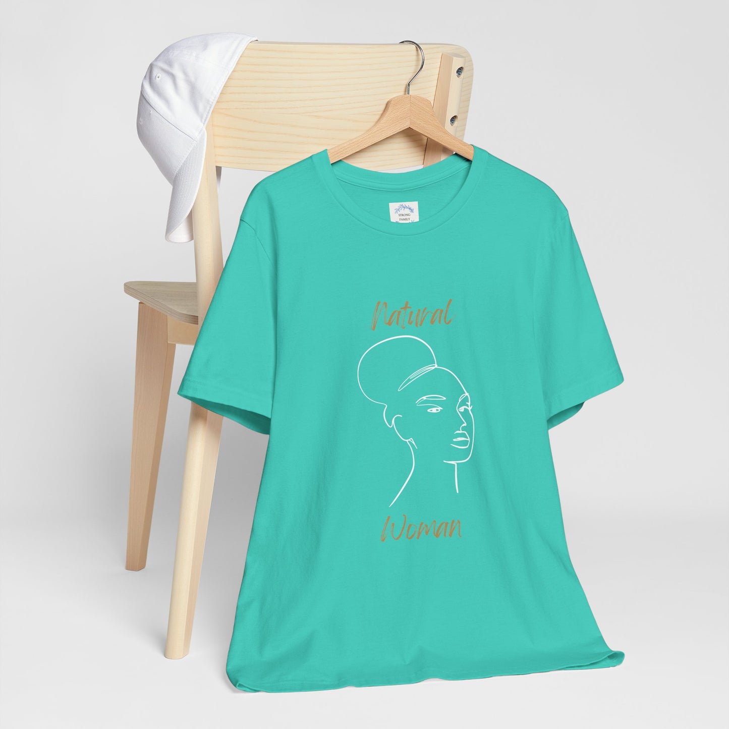 Natural Woman Hair Up (WL) Short Sleeve T-Shirt