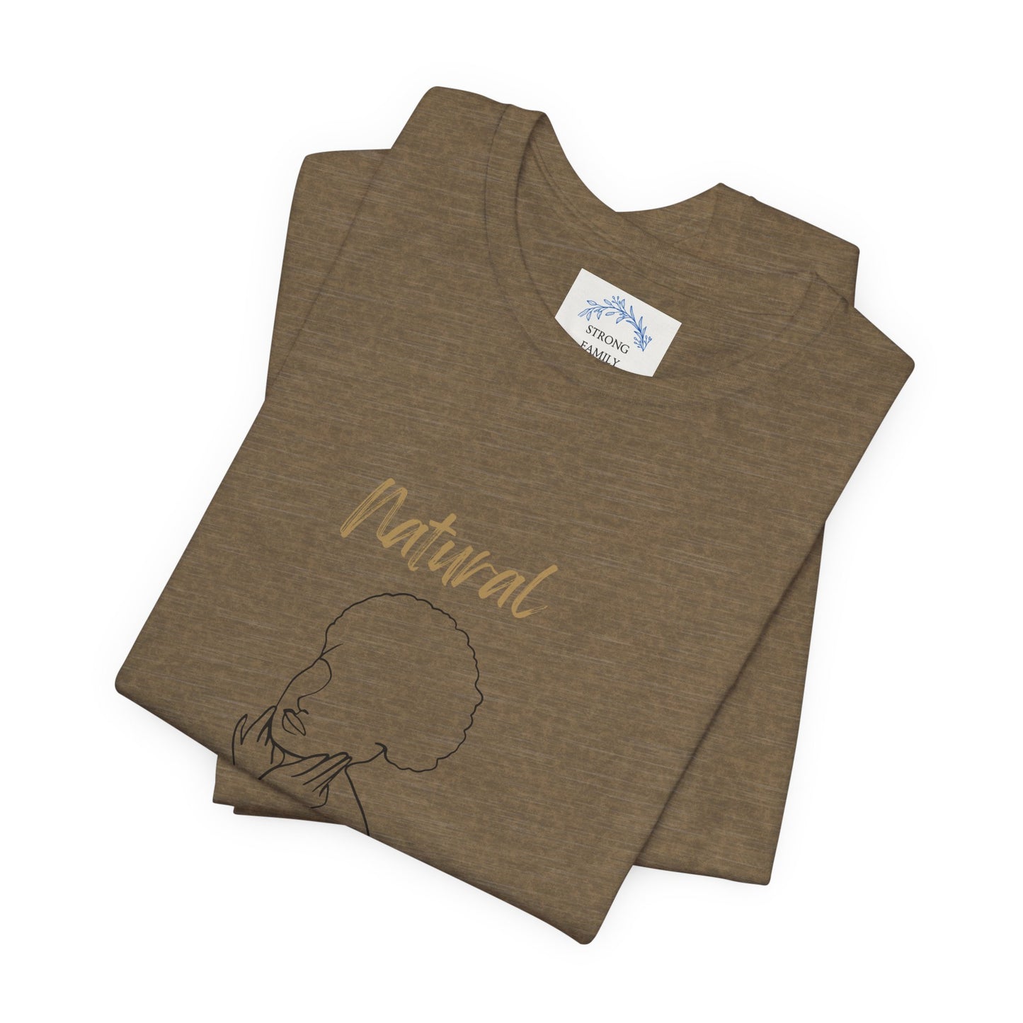 Natural Woman Cute Afro (BL) Short Sleeve T-Shirt