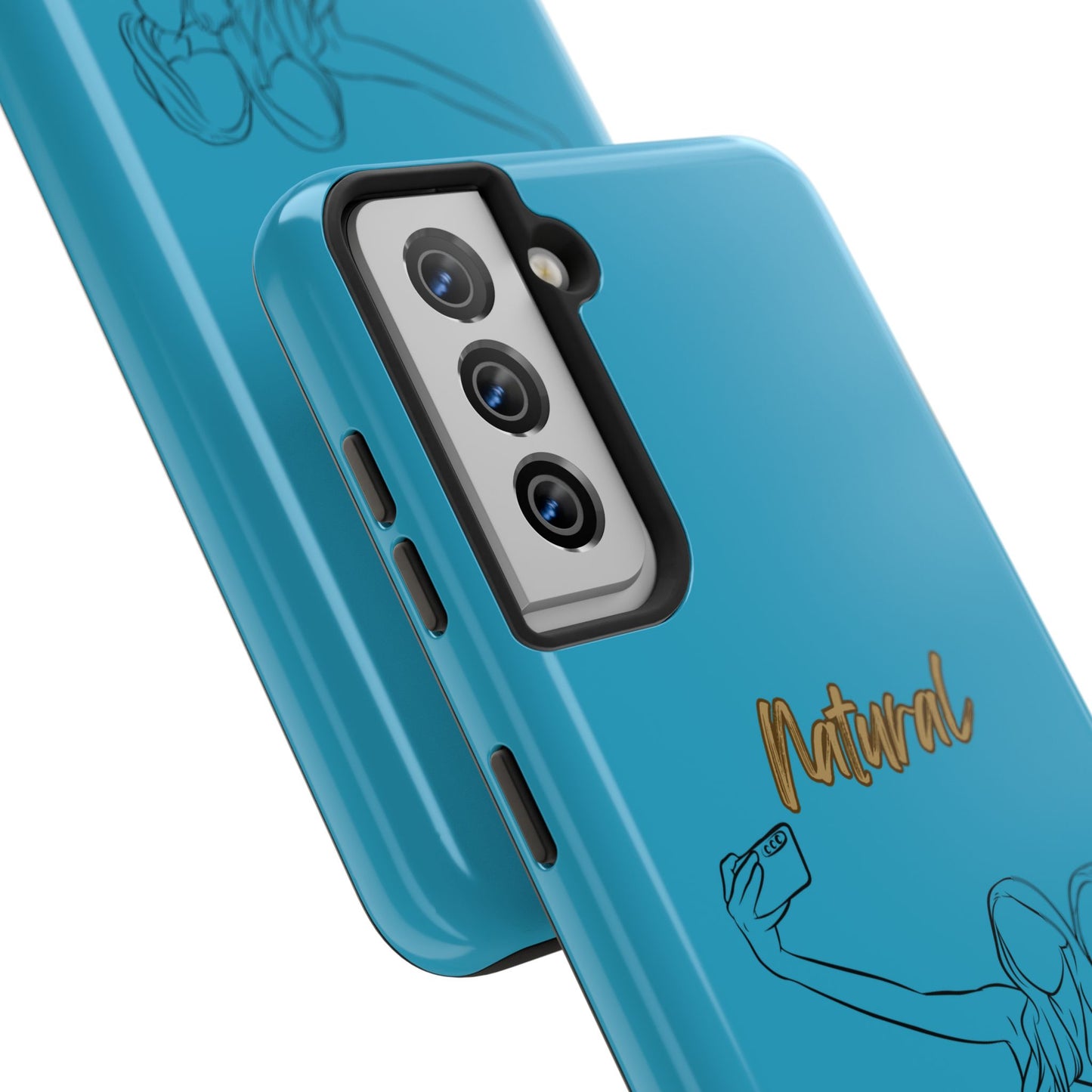 Natural Woman Friends Selfie (BL)Tough Phone Cases TURQOISE