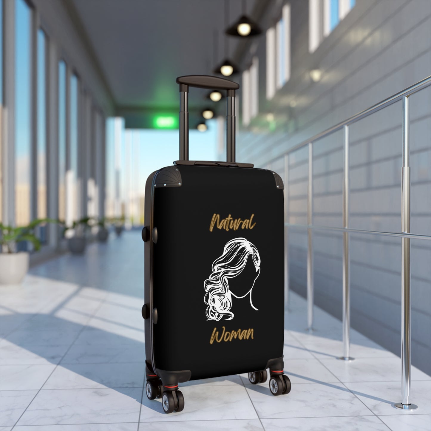 Natural Woman Long Curl (WL) Suitcase BLACK