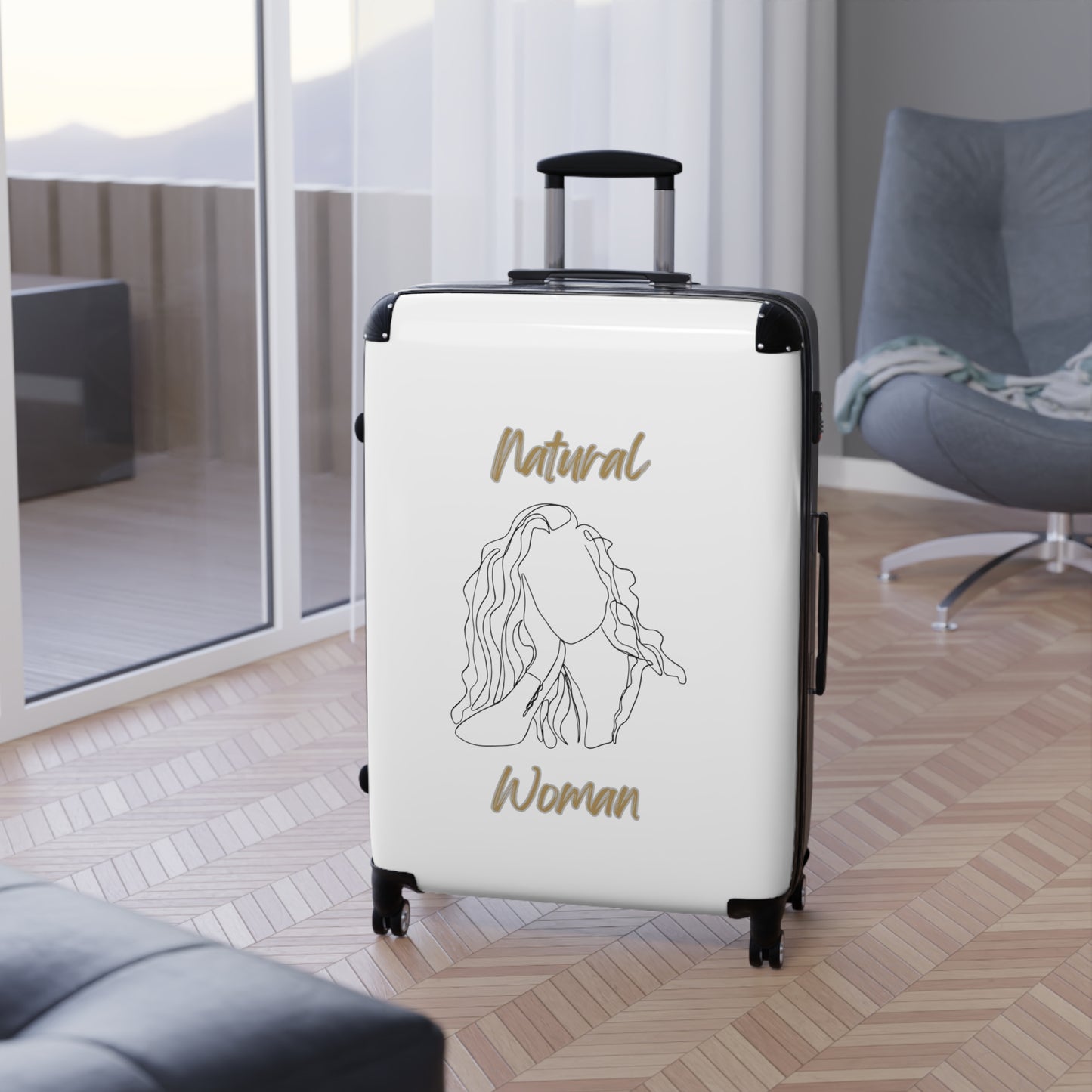 Natural Woman Relaxed (BL) Suitcase WHITE
