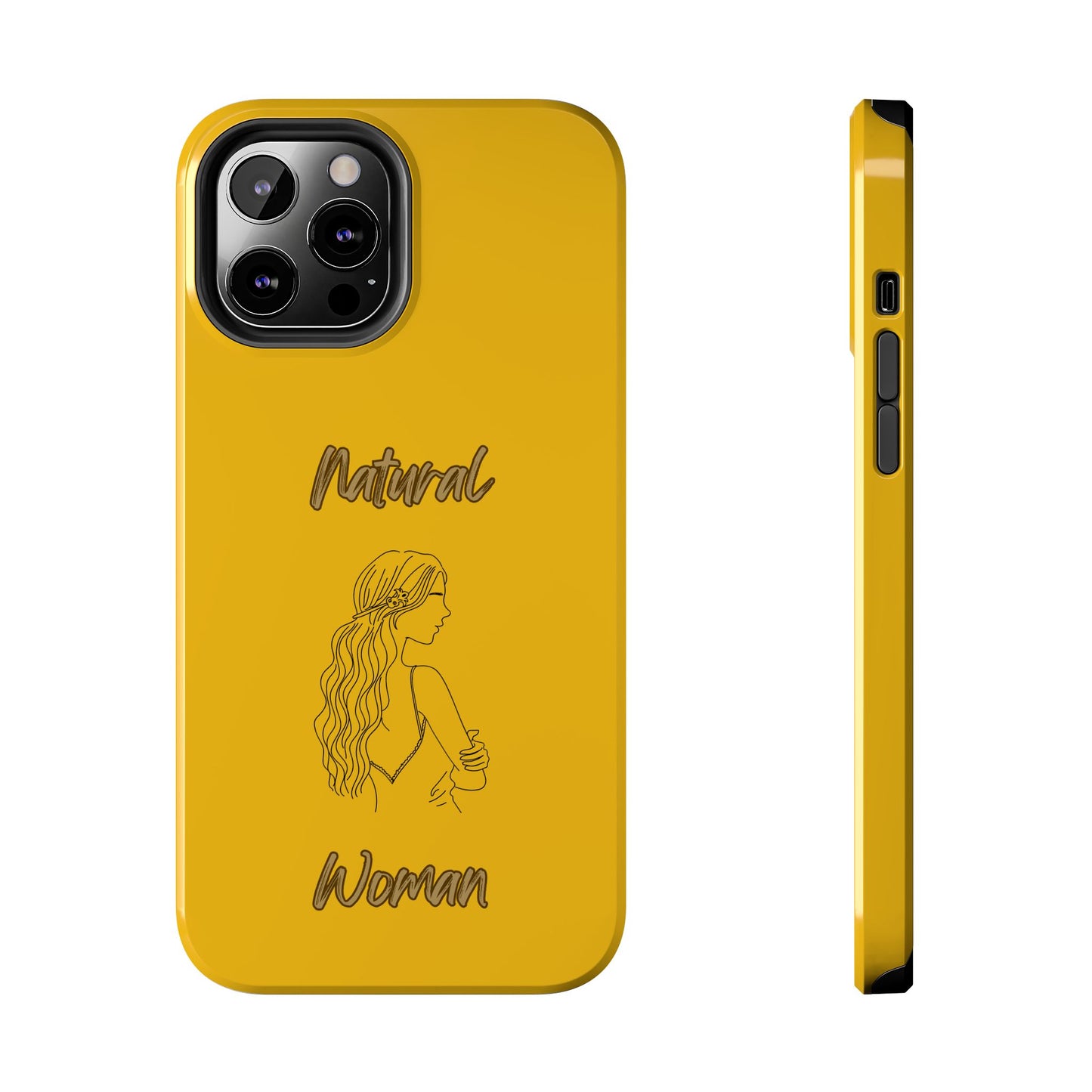 Natural Woman Young Woman (BL)Tough Phone Cases YELLOW