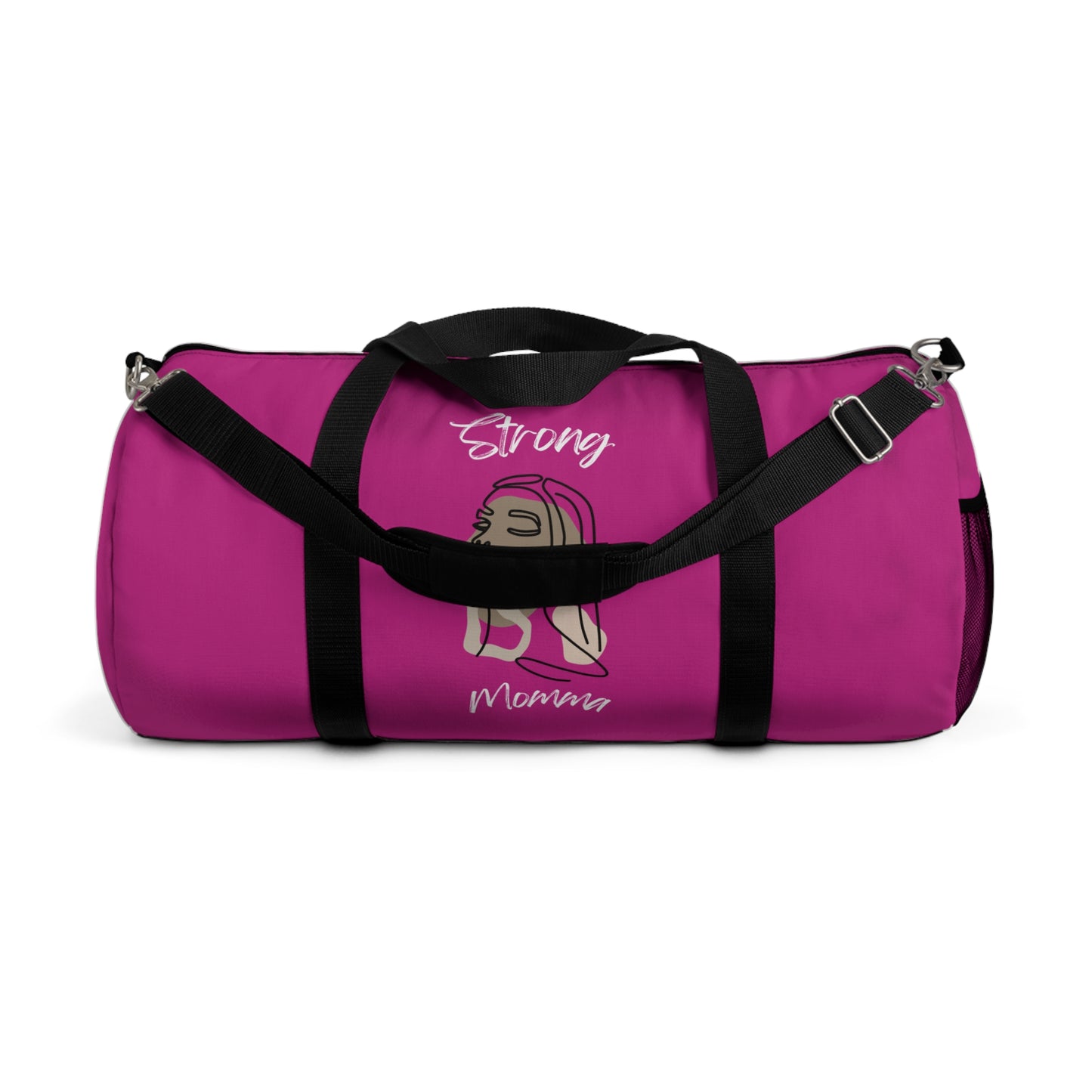Strong Momma (WL) Duffel Bag PINK