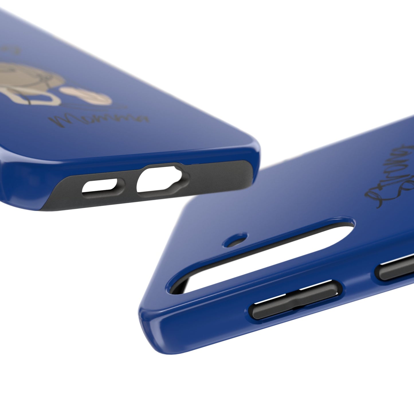STRONG MOMMA Samsung Galaxy Tough Phone Cases (BL) Dark Blue