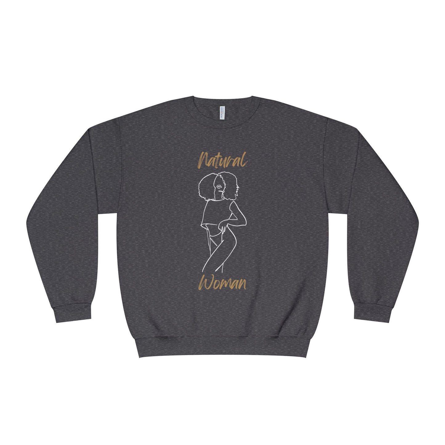 Natural Woman Pose (WL) Crewneck Sweatshirt
