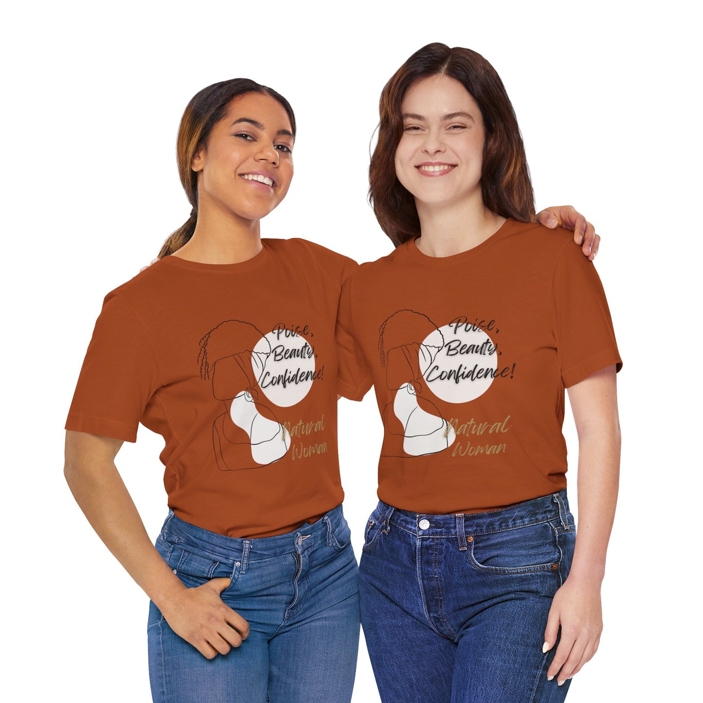 Natural Woman Puff (BL) Short Sleeve T-Shirt