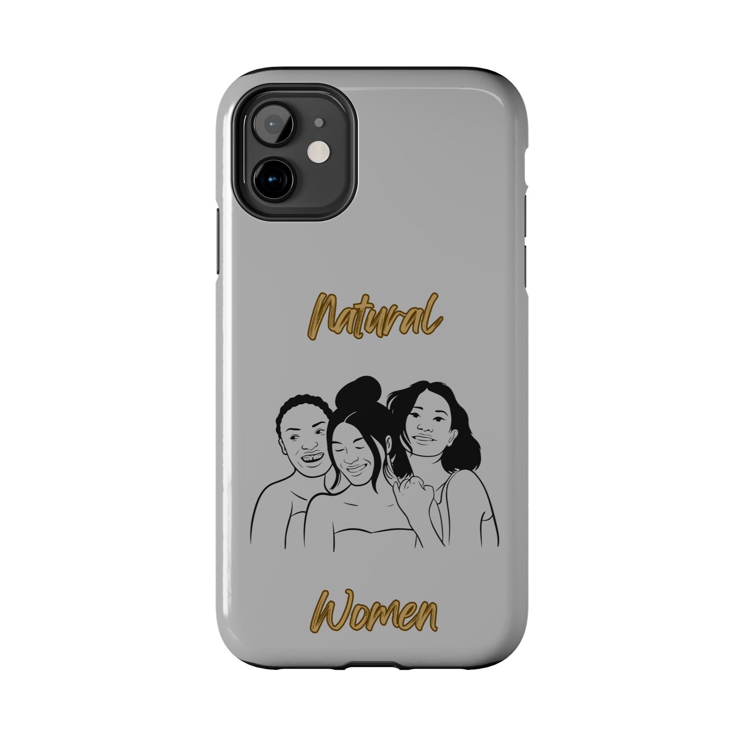 Natural Women Laughing Friends (BL)Tough Phone Cases LIGHT GREY