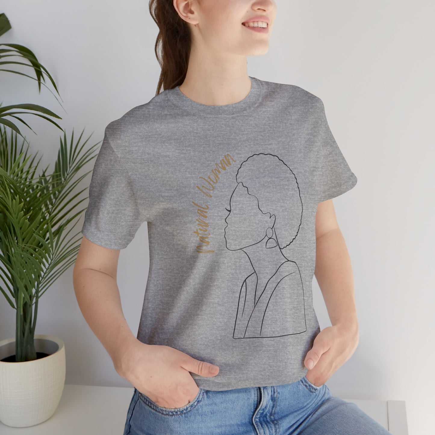 Natural Woman Sm Fro (BL) Short Sleeve T-Shirt