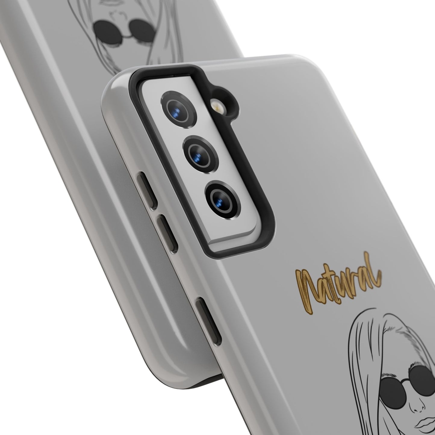 Natural Woman Shades (BL)Tough Phone Cases LIGHT GREY