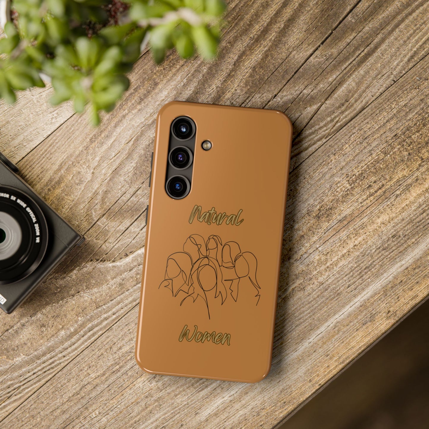 Natural Woman Professionals (BL)Tough Phone Cases LIGHT BROWN