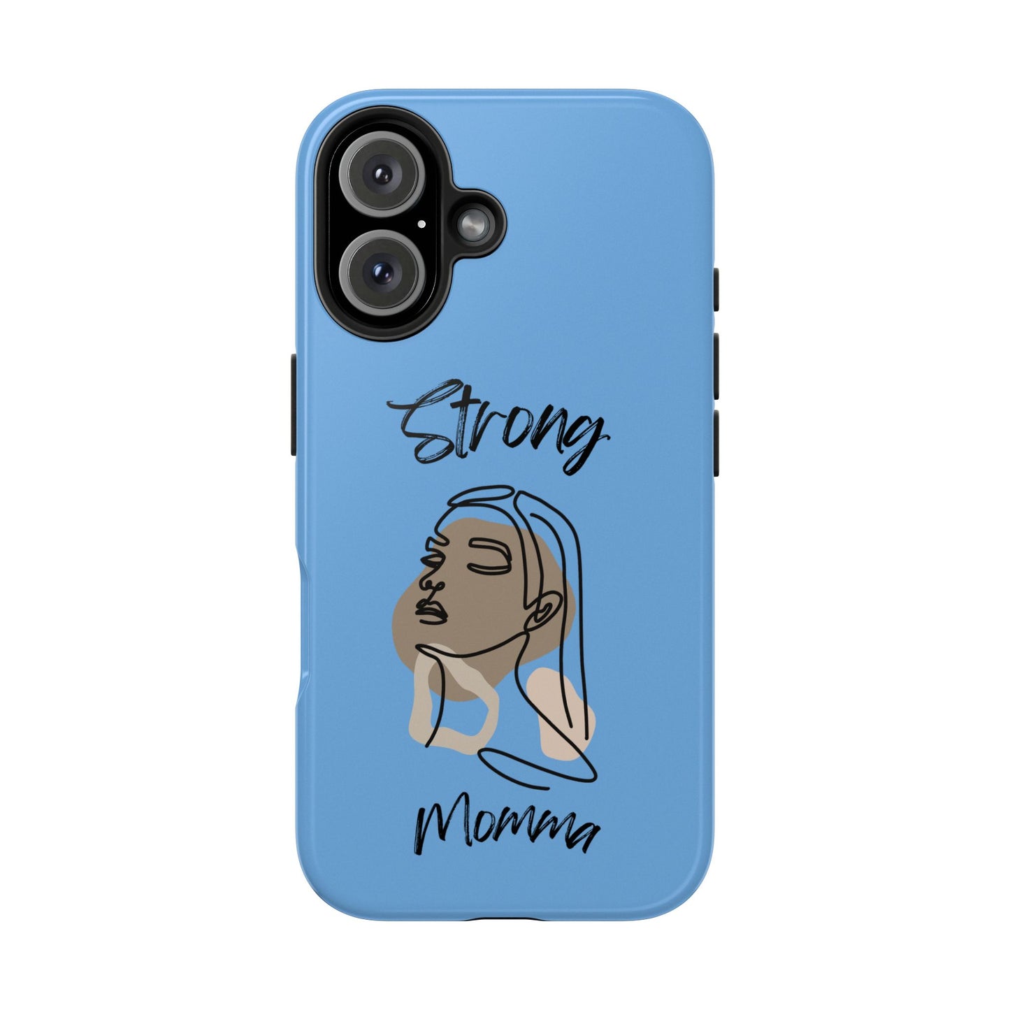 STRONG MOMMA Samsung Galaxy Tough Phone Cases (BL) Light Blue