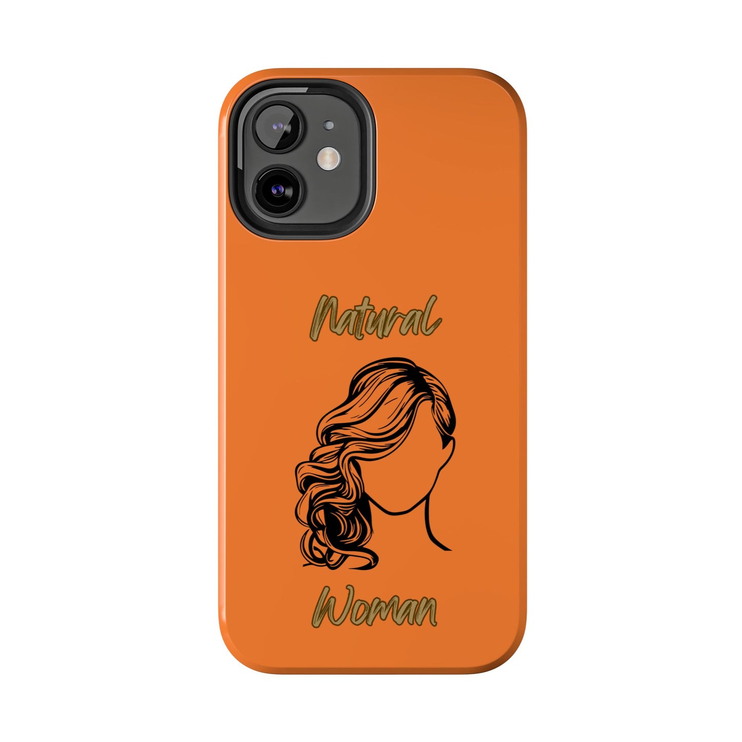 Natural Woman Long Curl (BL)Tough Phone Cases CRUSTA