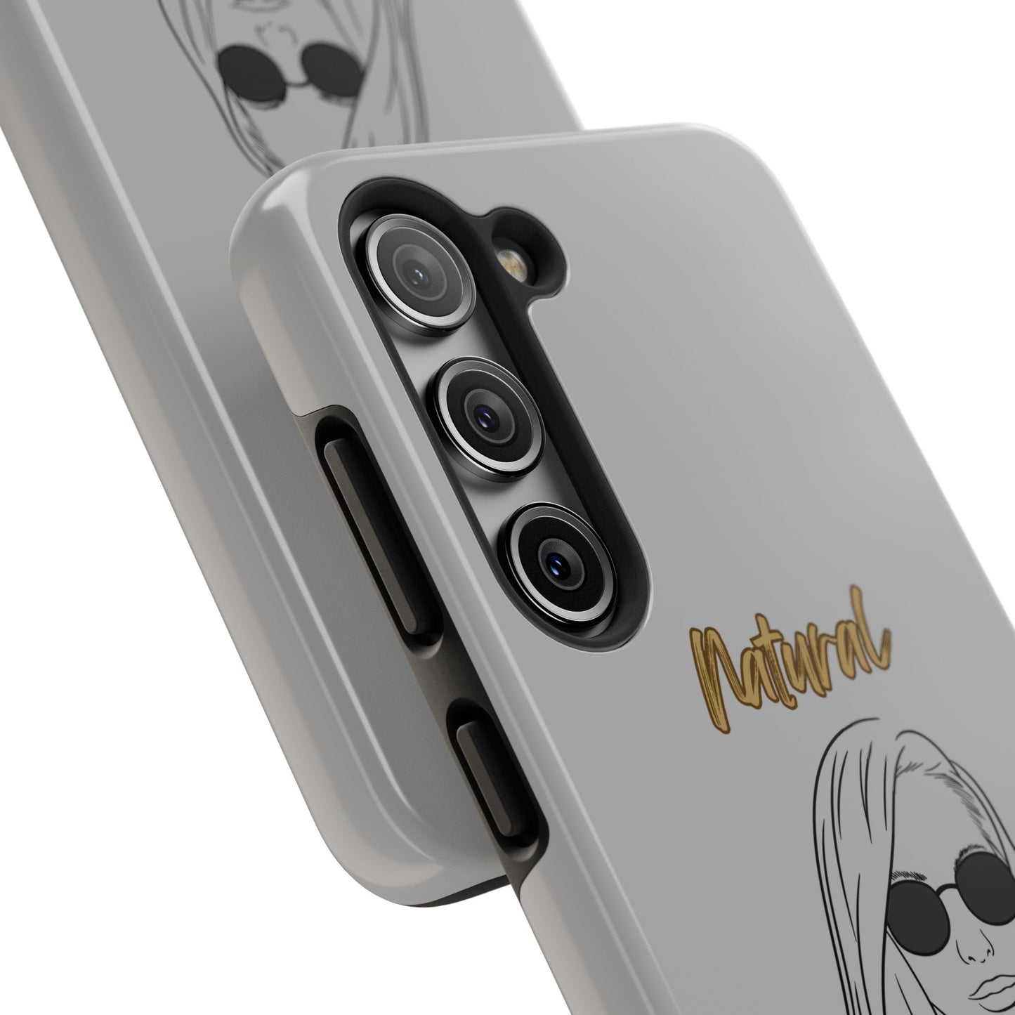 Natural Woman Shades (BL)Tough Phone Cases LIGHT GREY